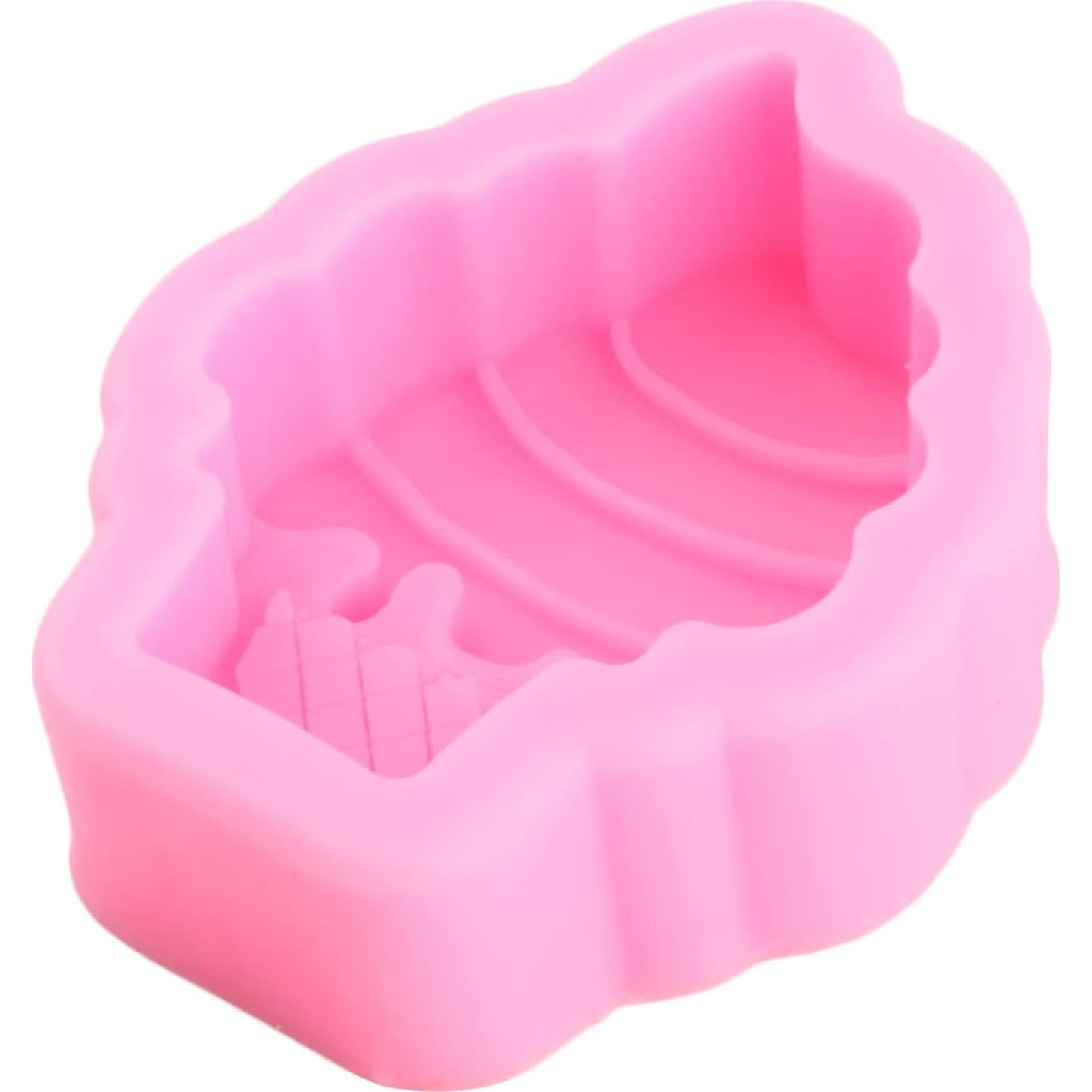 Molde de Silicona para Fondant Helado YIHUOMOLDS 8x7 cm