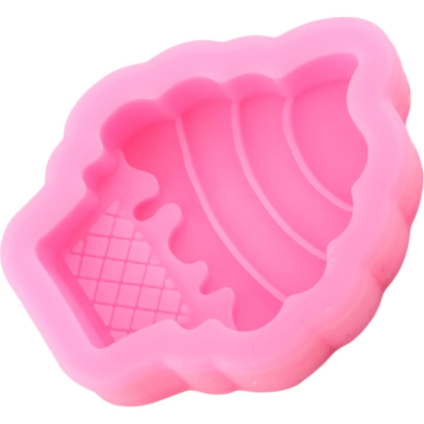 Molde de Silicona para Fondant Helado YIHUOMOLDS 8x7 cm