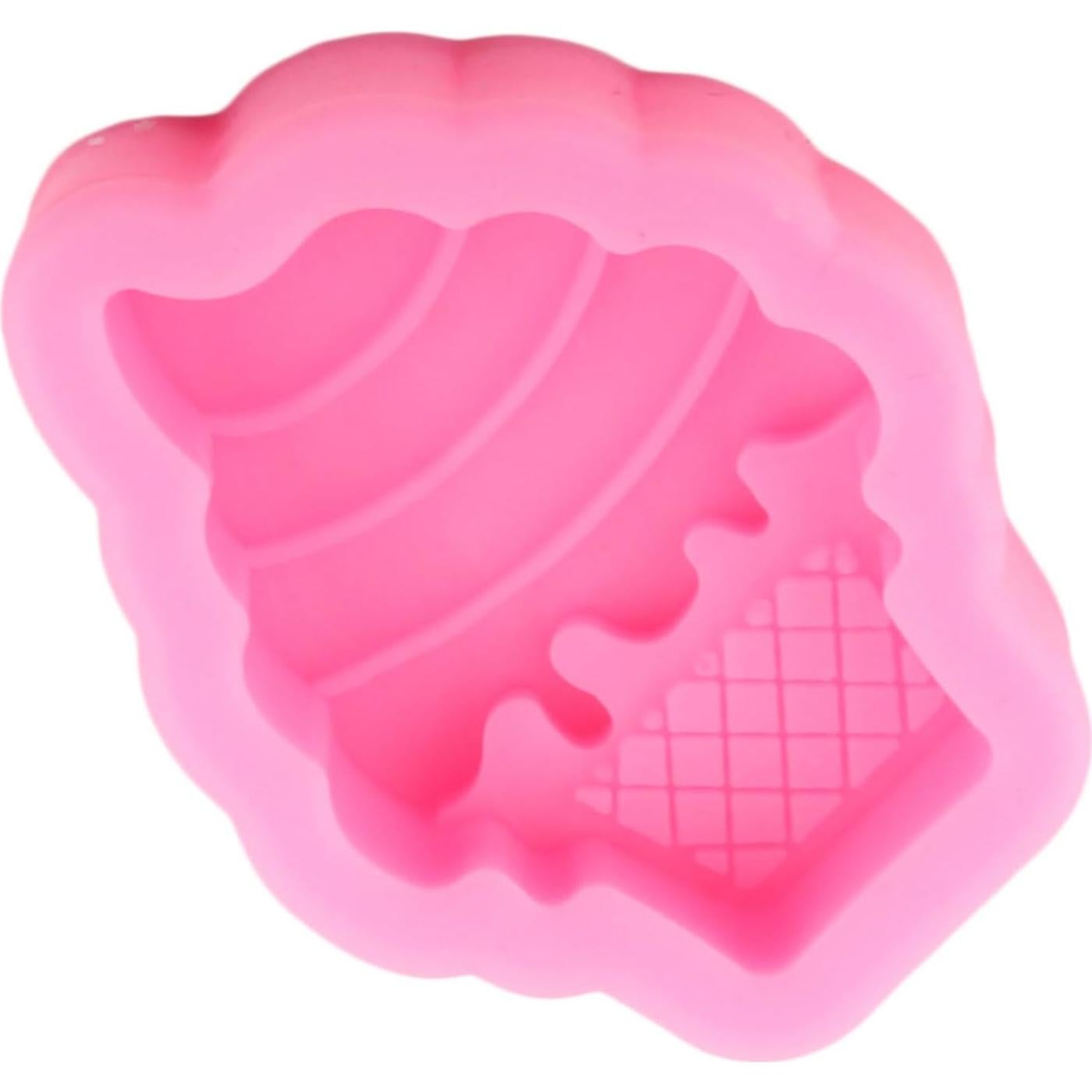 Molde de Silicona para Fondant Helado YIHUOMOLDS 8x7 cm