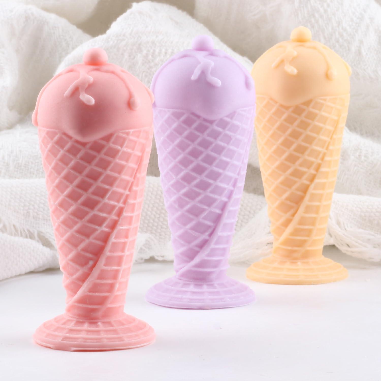 Molde de Silicona para Vela de Helado XIAOSHUI 9x7 cm