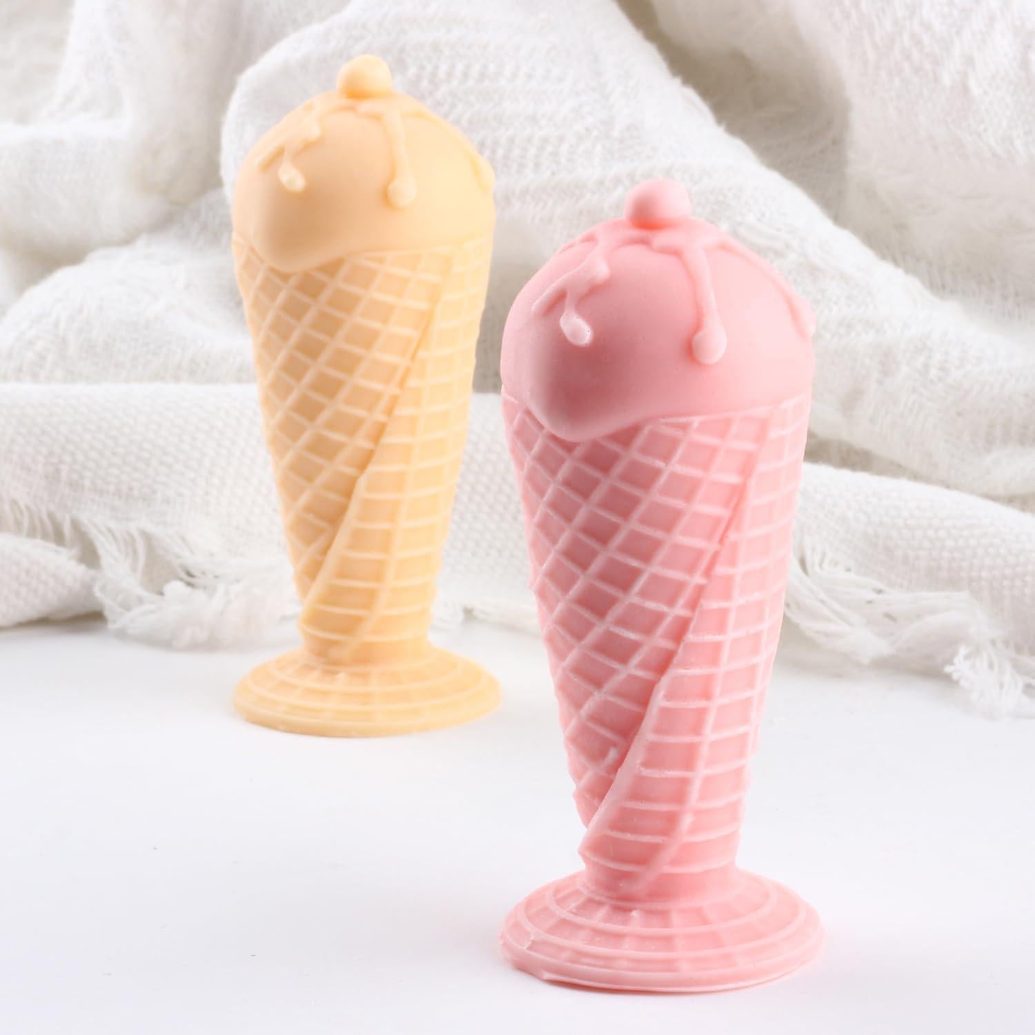 Molde de Silicona para Vela de Helado XIAOSHUI 9x7 cm