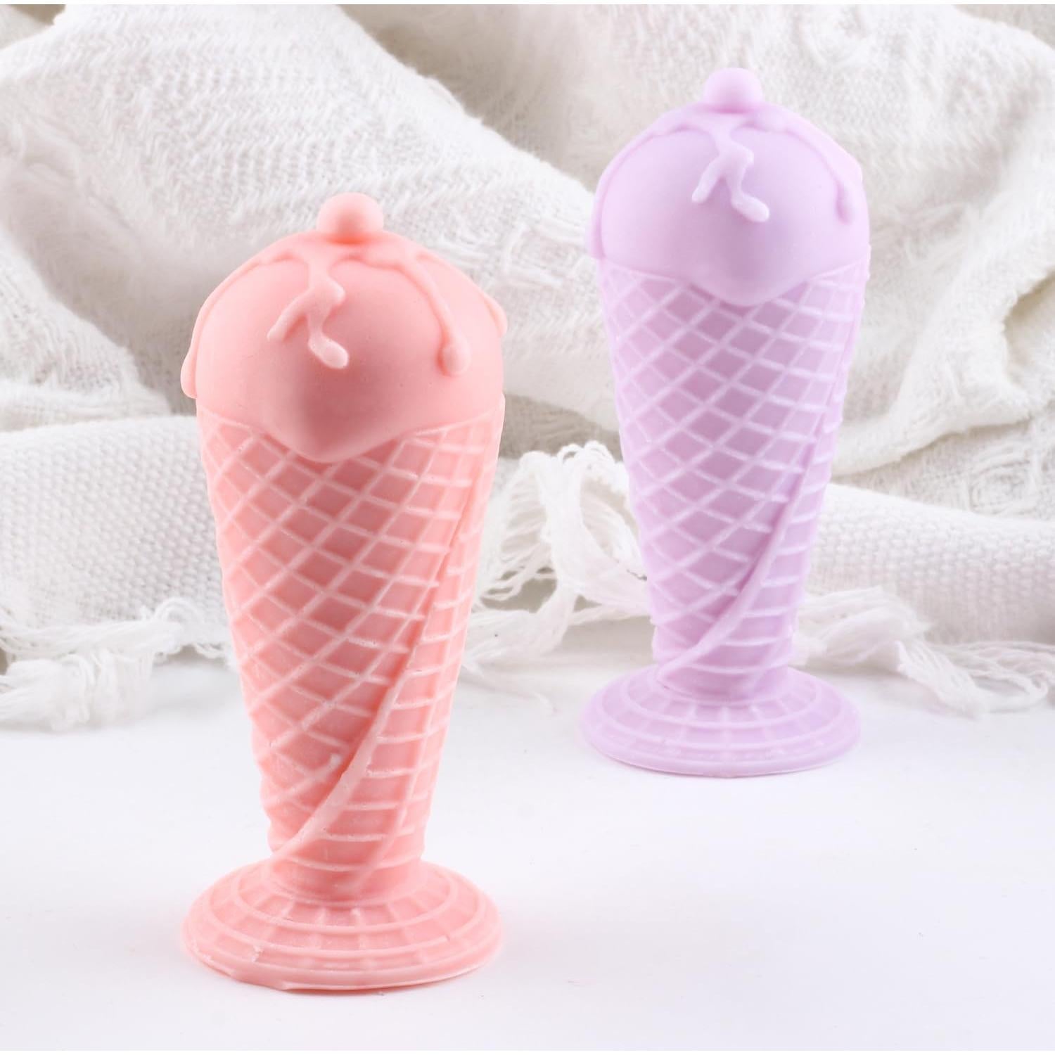 Molde de Silicona para Vela de Helado XIAOSHUI 9x7 cm