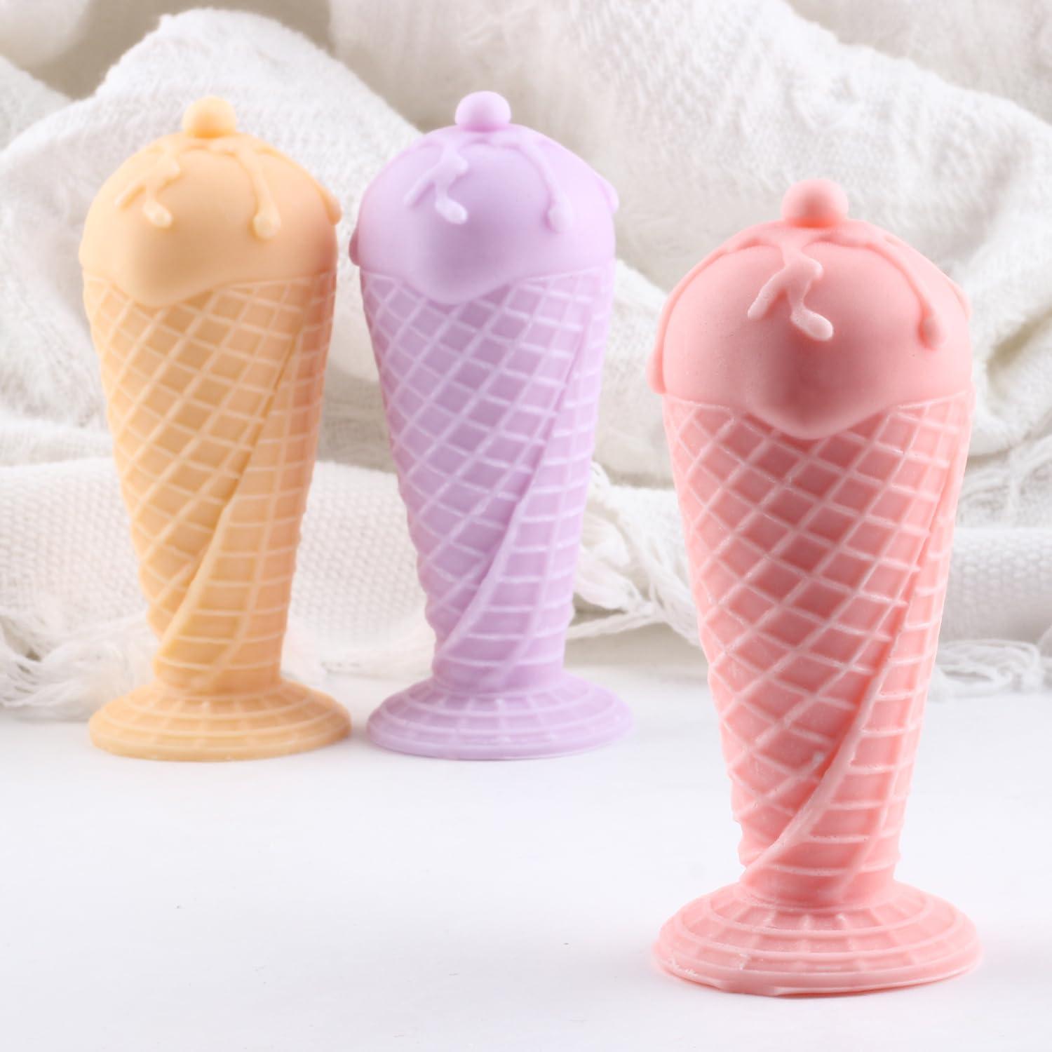 Molde de Silicona para Vela de Helado XIAOSHUI 9x7 cm