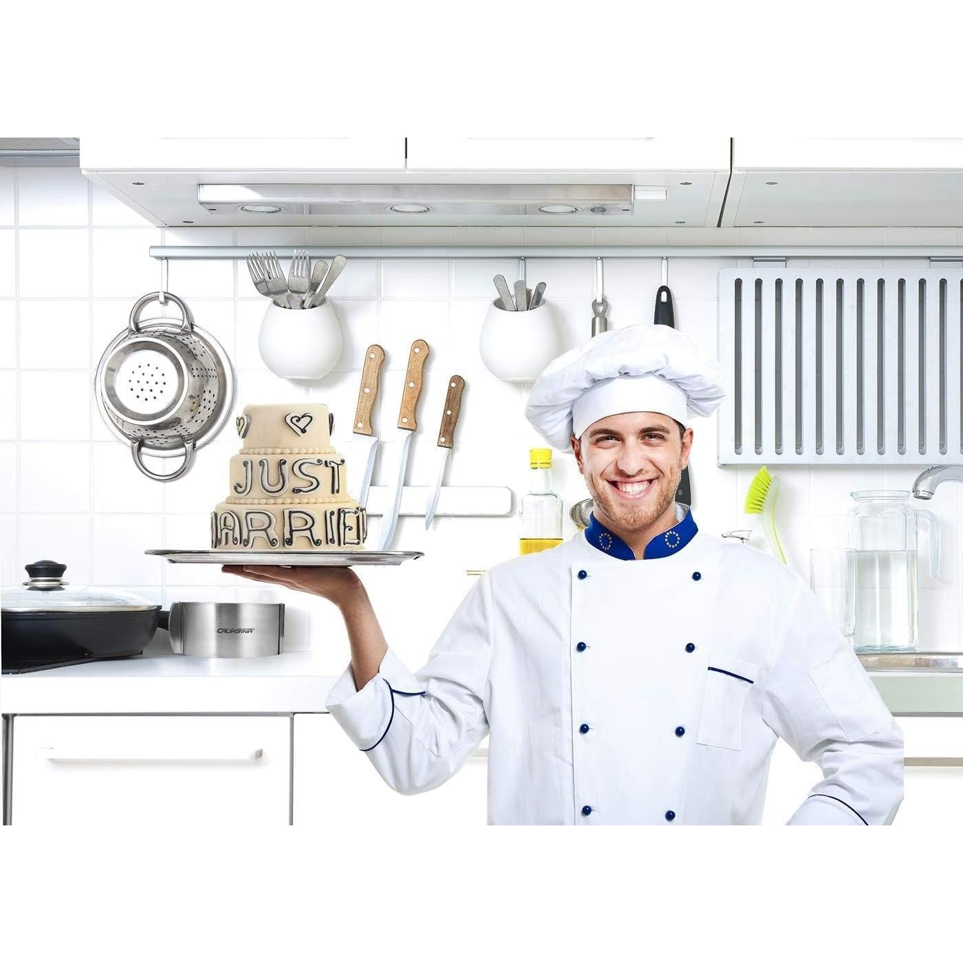 Molde Ajustable para Torta de Acero Inoxidable 30,48 cm