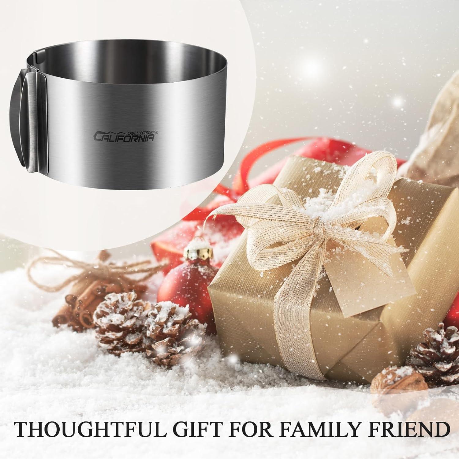 Molde Ajustable para Torta de Acero Inoxidable 30,48 cm