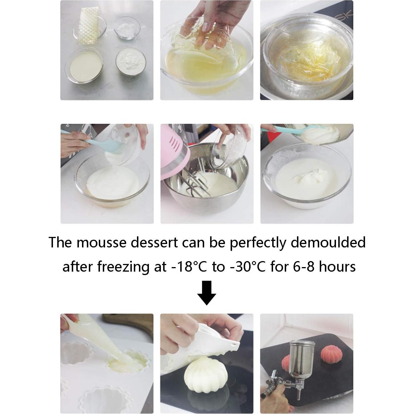 Molde de Hornear de Silicona OCPO Kitchen 6 Cavidades