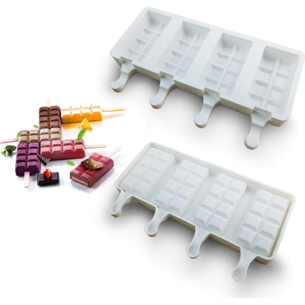 Molde de Silicona para Hielo y Pasteles Meiliyizu 26x14.5 cm