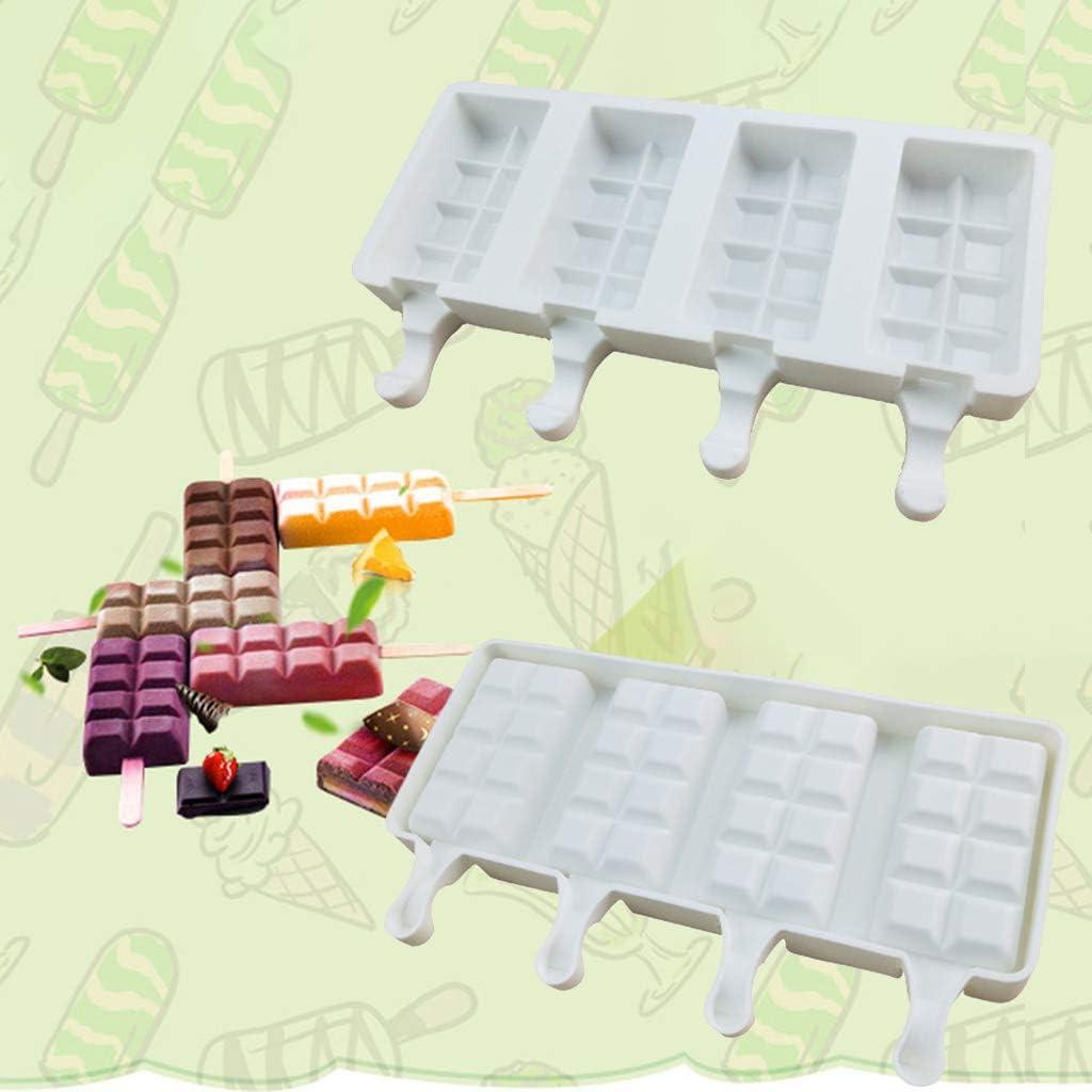 Molde de Silicona para Hielo y Pasteles Meiliyizu 26x14.5 cm