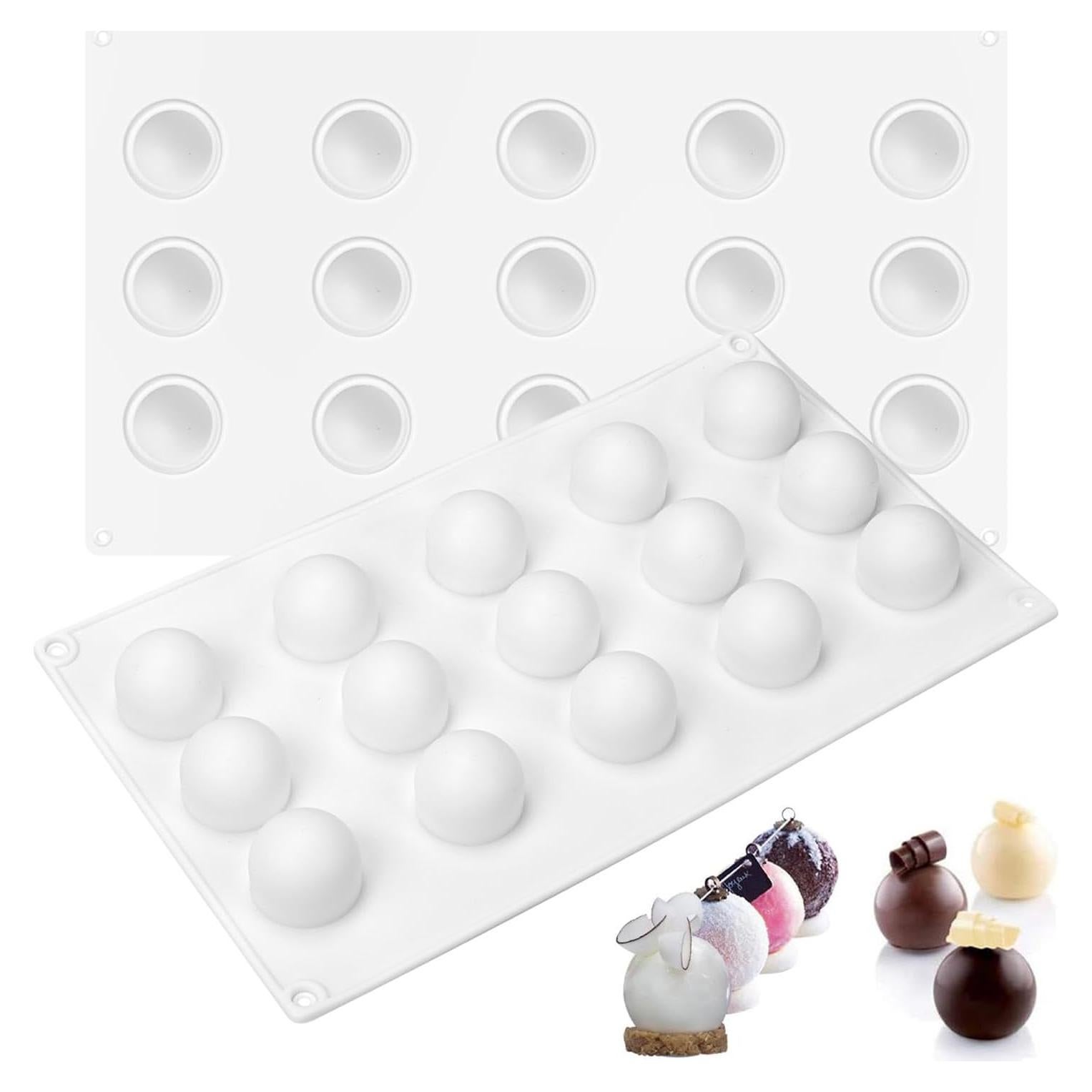 Molde de Silicona 3D RoseFlower para Mini Pasteles 15 Cavidades