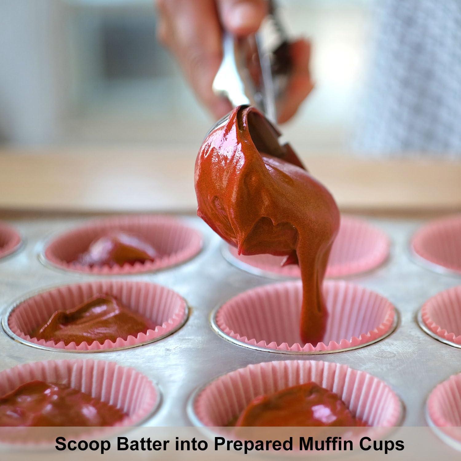 Juego de cucharas para galletas JUNADAEL 3 tamaños acero inoxidable