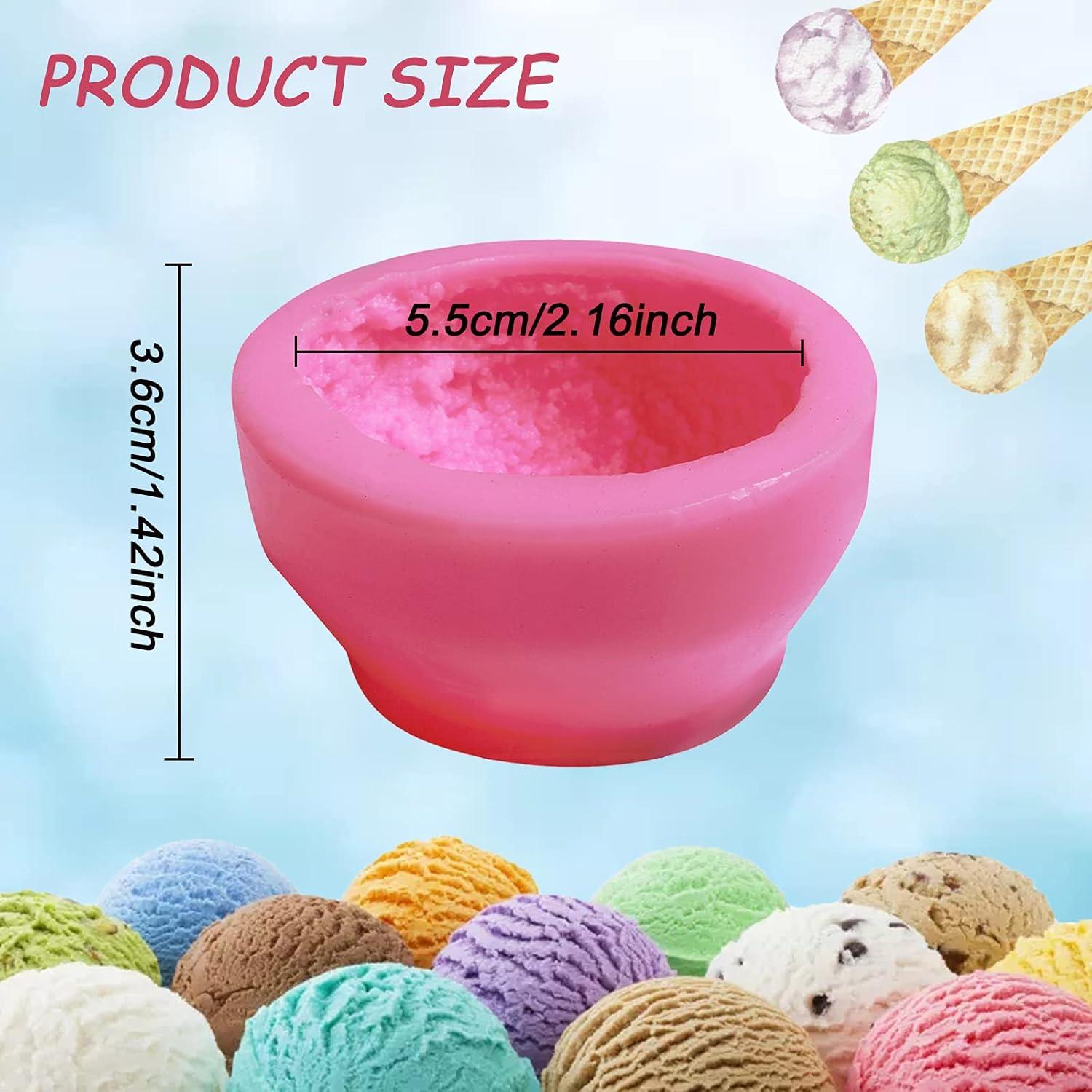 Moldes de Silicona 3D para Helado JAMCARI - 4 Piezas Rosa
