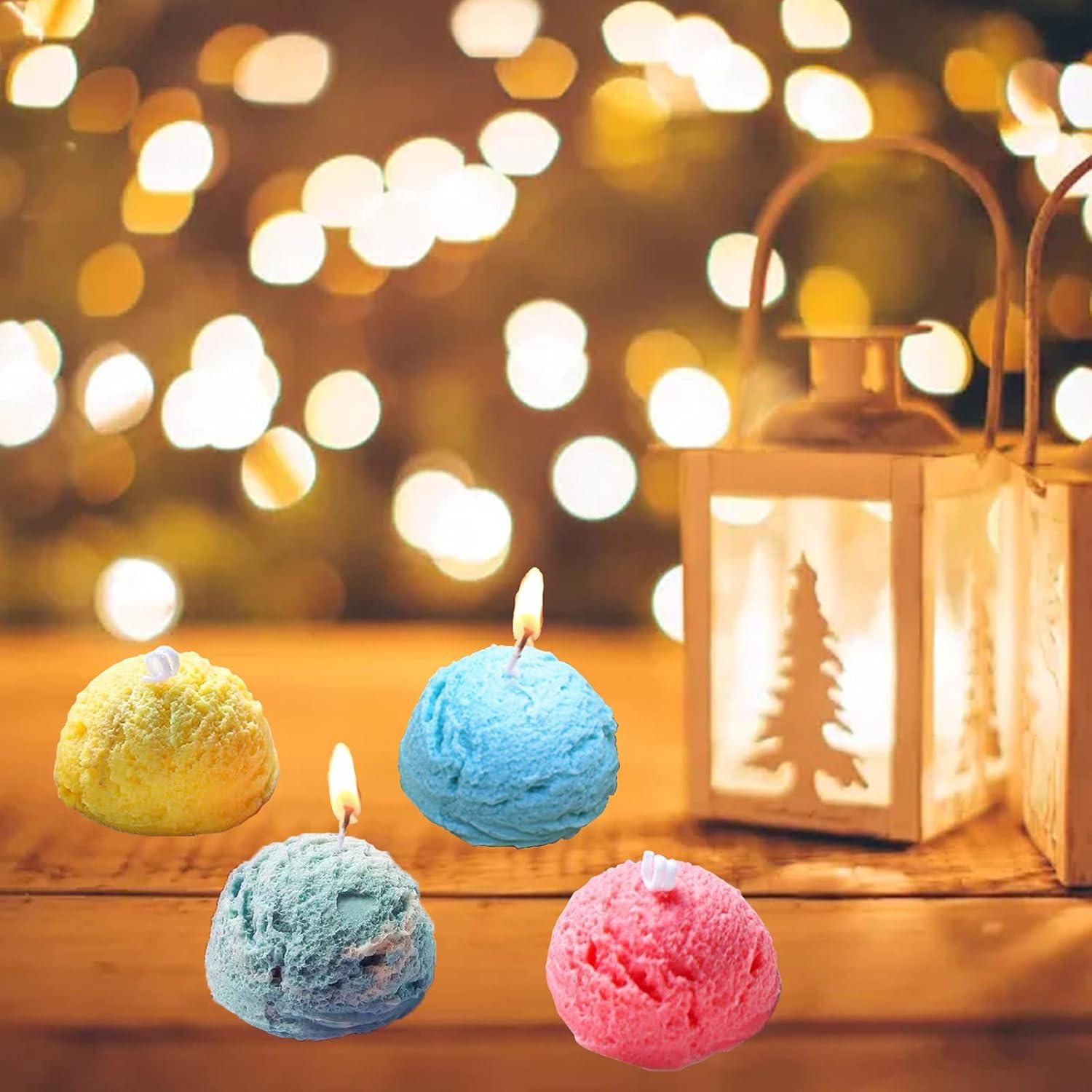 Moldes de Silicona 3D para Helado JAMCARI - 4 Piezas Rosa