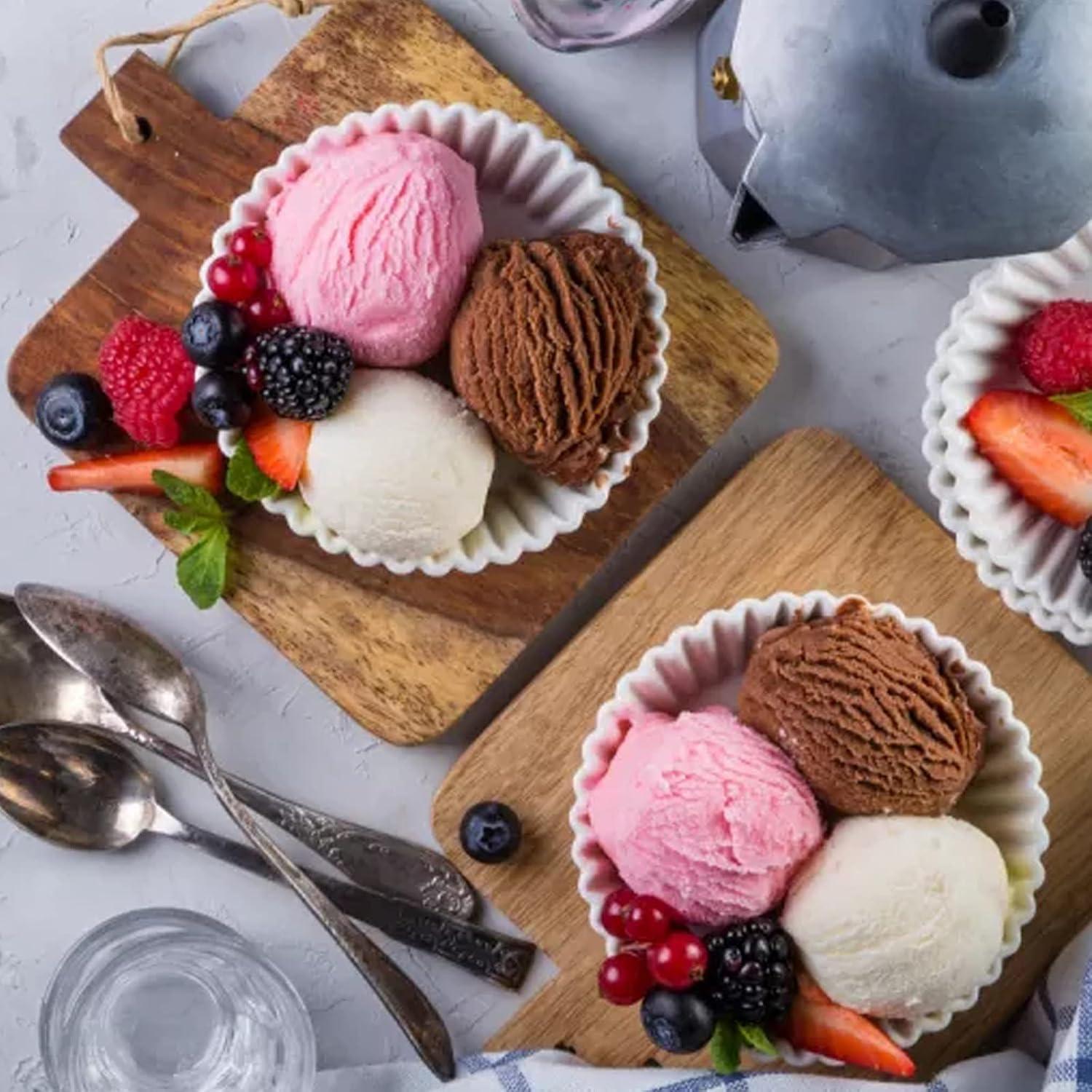 Moldes de Silicona 3D para Helado JAMCARI - 4 Piezas Rosa