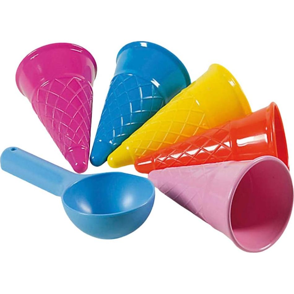 Set de Juguetes de Playa Toyvian 6pcs Moldes de Helado