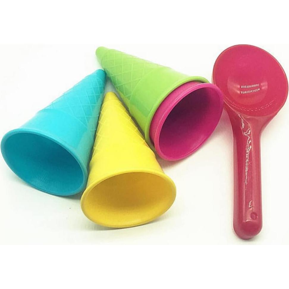 Set de Juguetes de Playa Toyvian 6pcs Moldes de Helado
