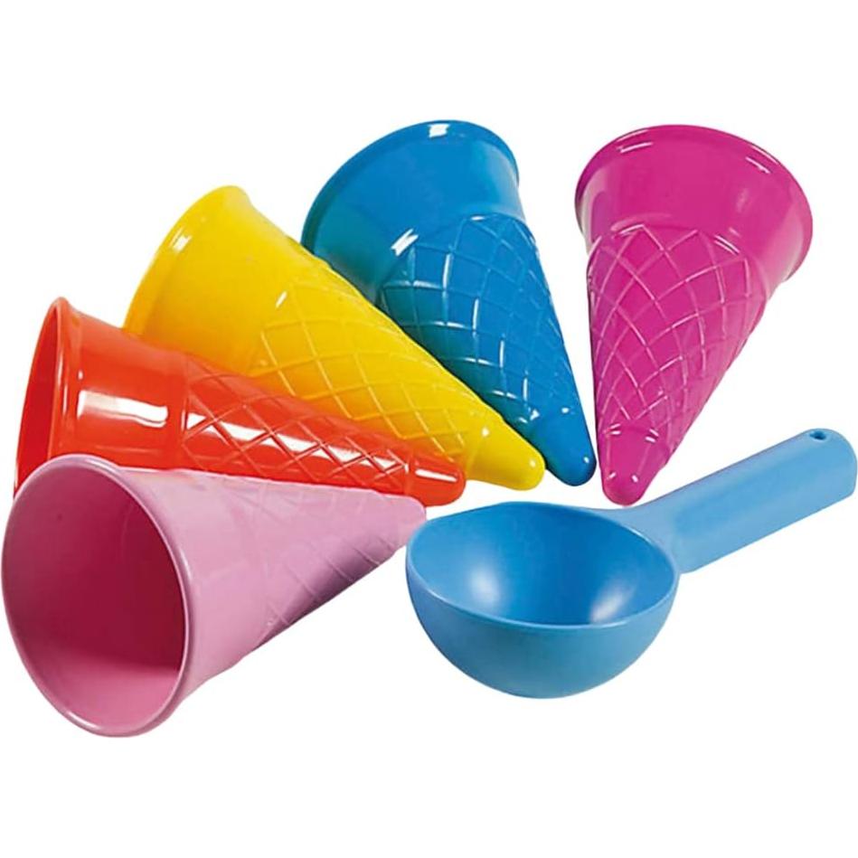 Set de Juguetes de Playa Toyvian 6pcs Moldes de Helado