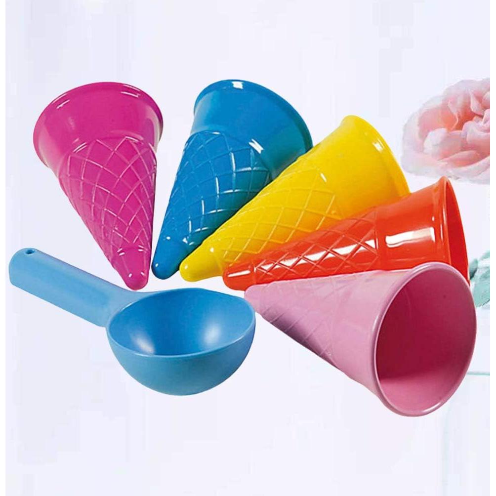 Set de Juguetes de Playa Toyvian 6pcs Moldes de Helado