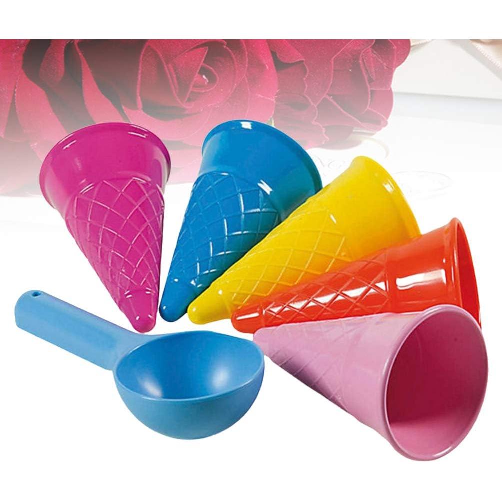 Set de Juguetes de Playa Toyvian 6pcs Moldes de Helado