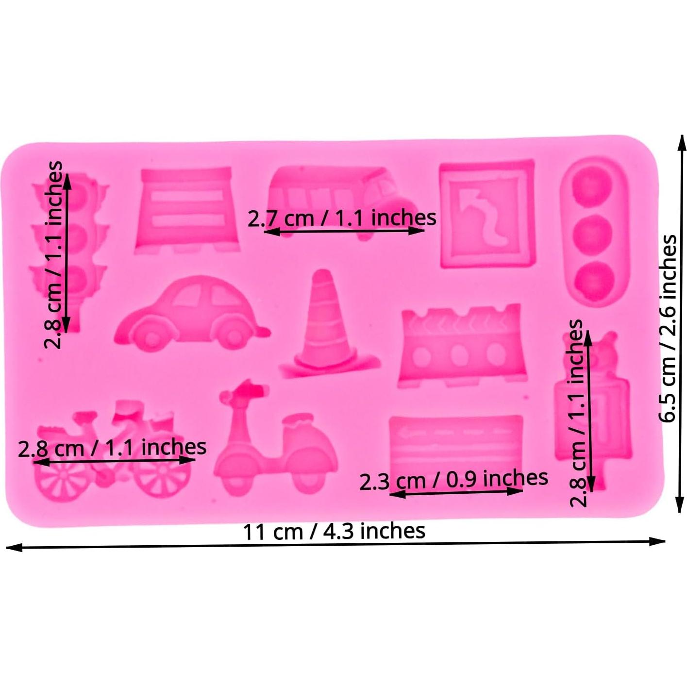 Molde de Silicona Autobús 3D Jansowin Grado Alimenticio