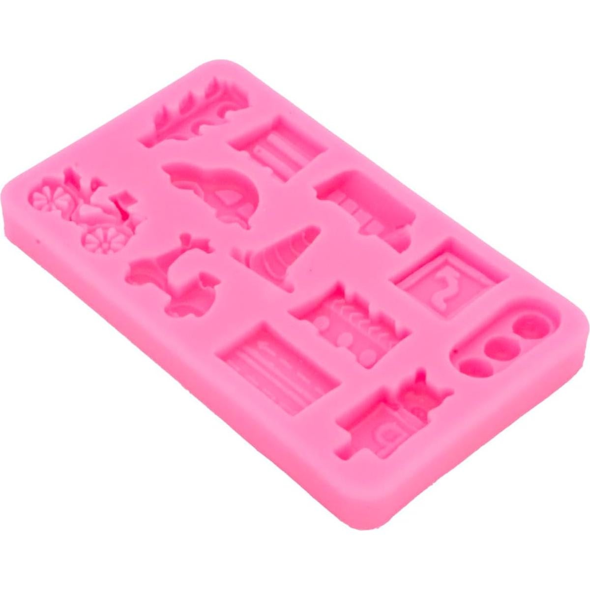 Molde de Silicona Autobús 3D Jansowin Grado Alimenticio