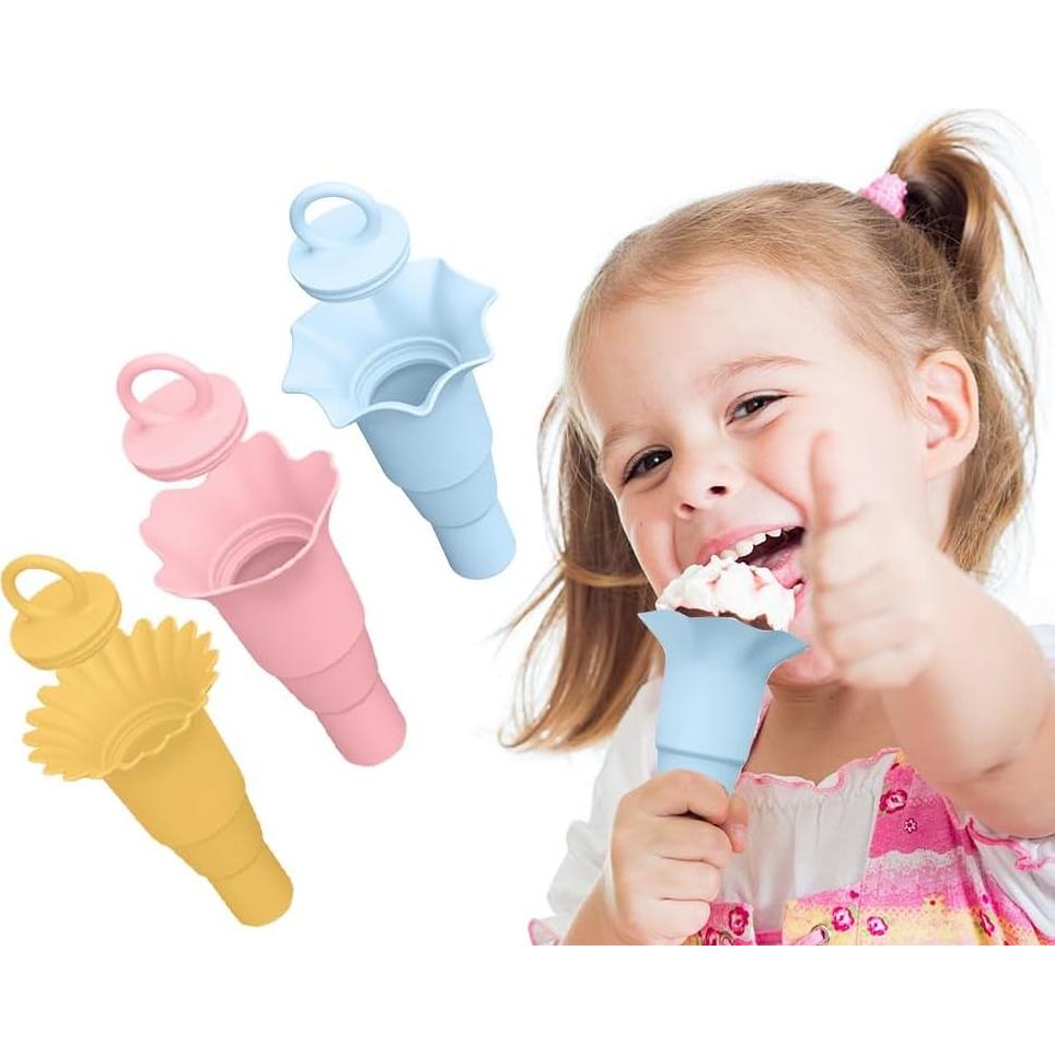 Soporte Colapsable para Helados i Kito - 3 Moldes de Silicona