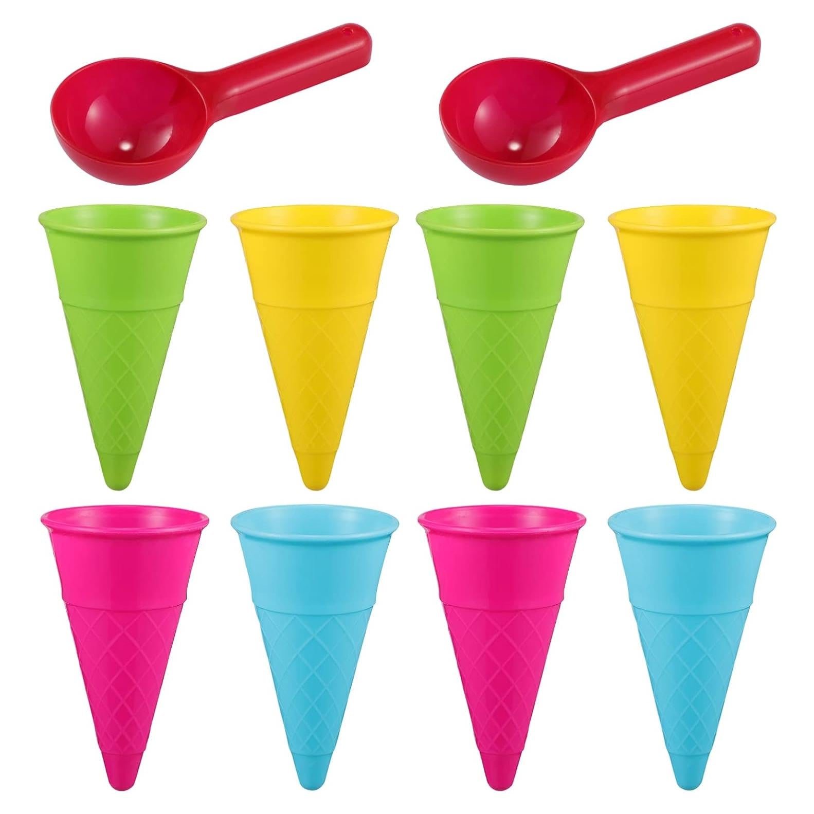 Conjunto de Juguetes de Playa TOYANDONA 10 Piezas Conos de Helado