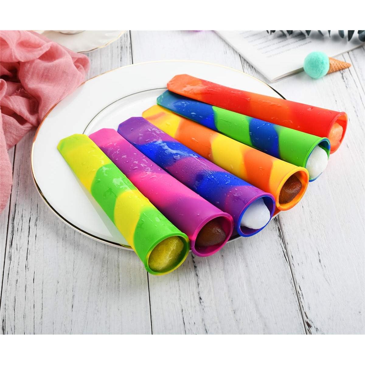 Moldes de Helados de Silicona Mirenlife Set de 6 Color Mixto