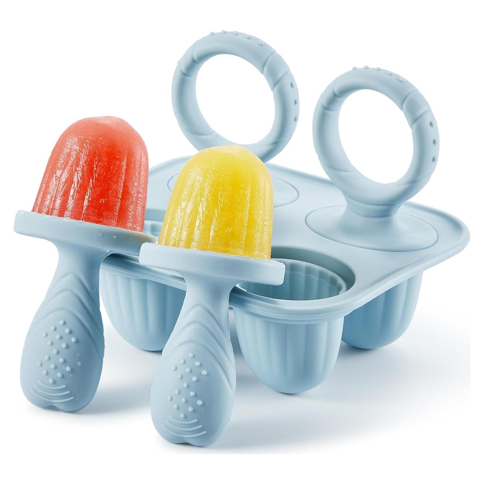 Moldes de Paletas ACOOKEE para Bebés 4 Piezas 17 ml
