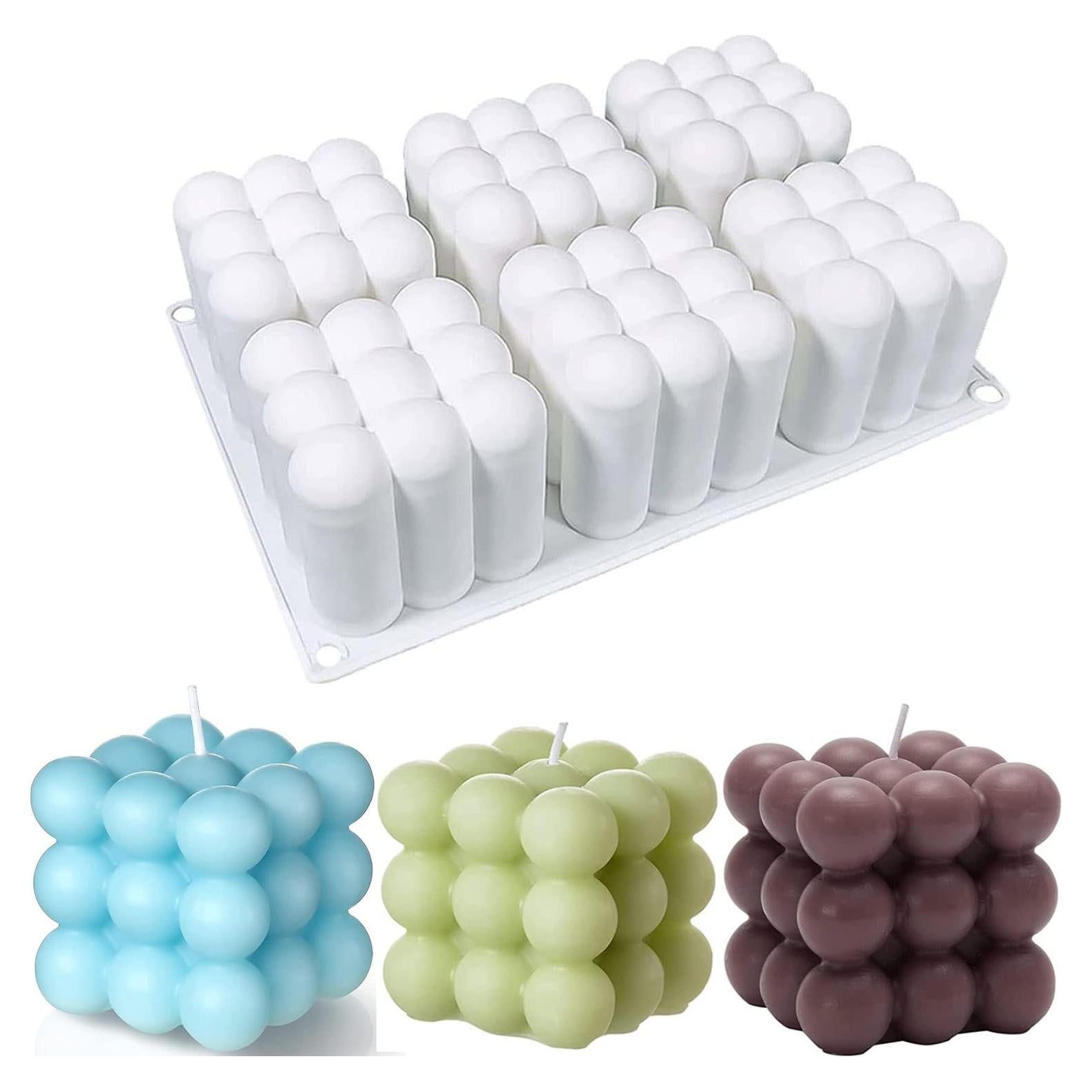 Molde de Silicona Konrisa 3D para Velas y Postres 6 Cavidades