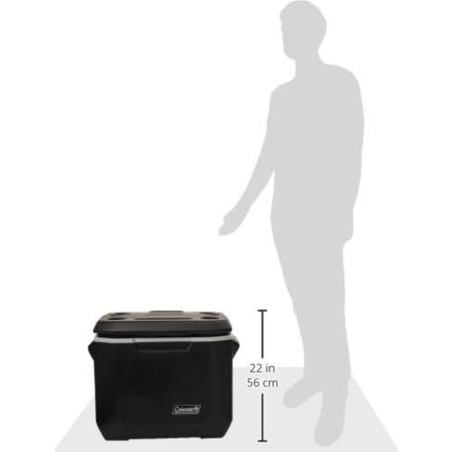 Enfriador Coleman Xtreme 50qt con Ruedas Aislado Negro