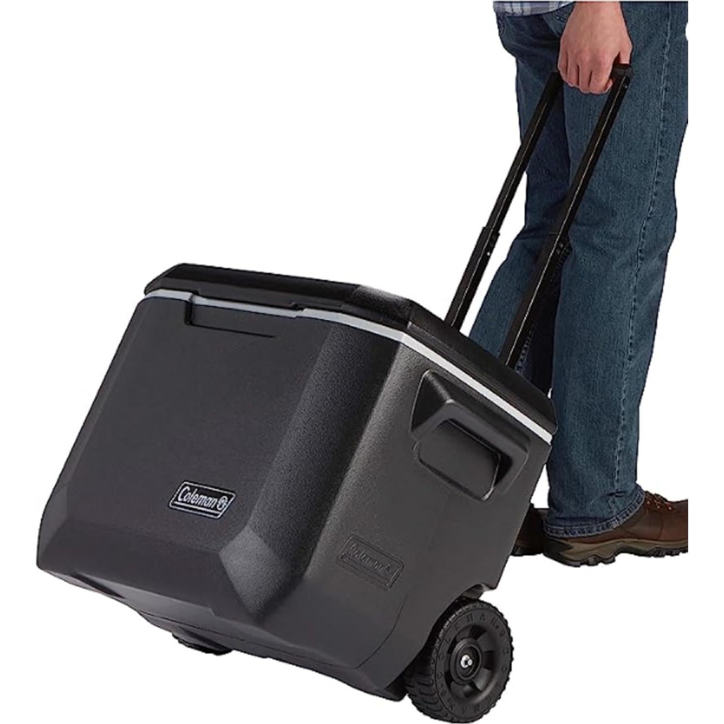 Enfriador Coleman Xtreme 50qt con Ruedas Aislado Negro