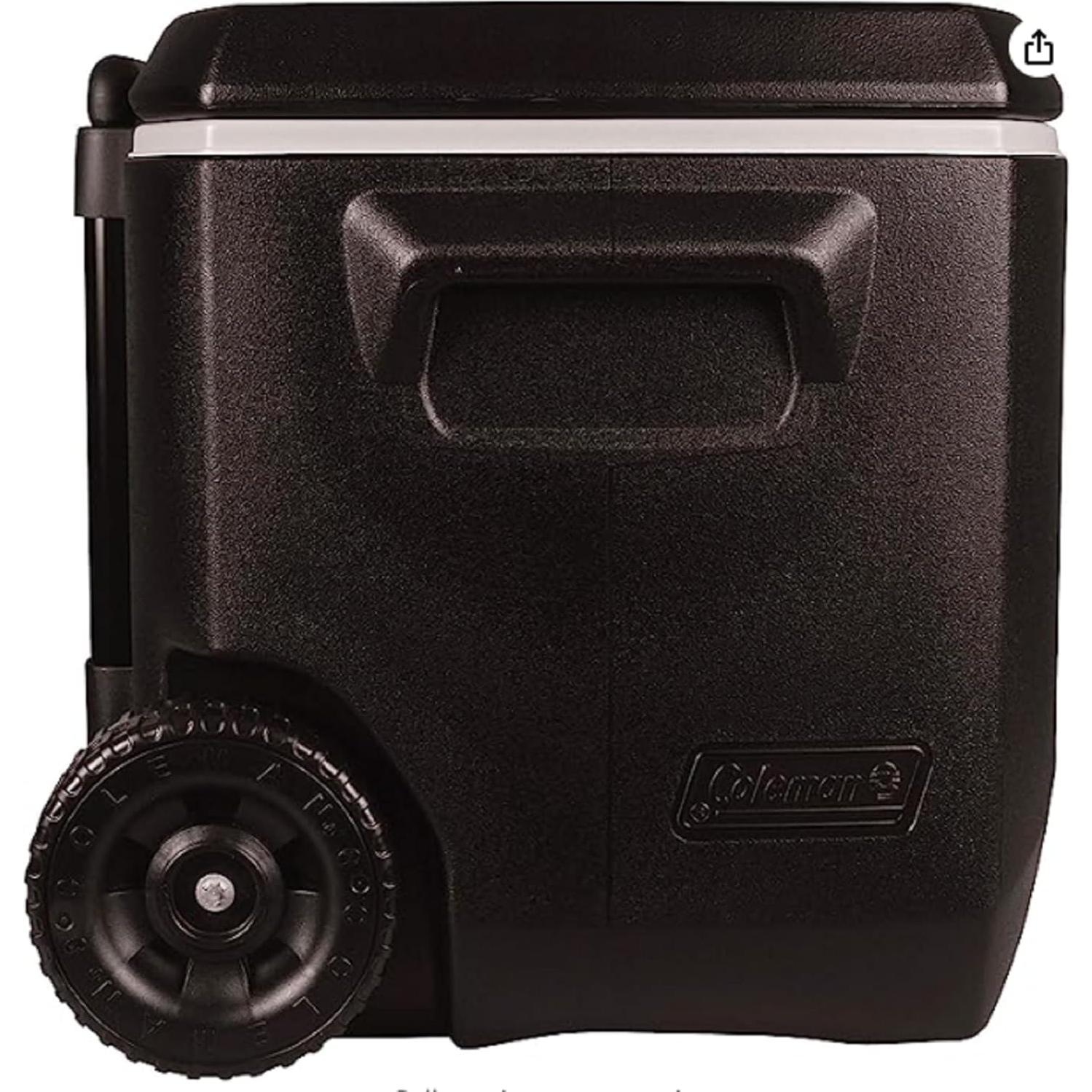 Enfriador Coleman Xtreme 50qt con Ruedas Aislado Negro