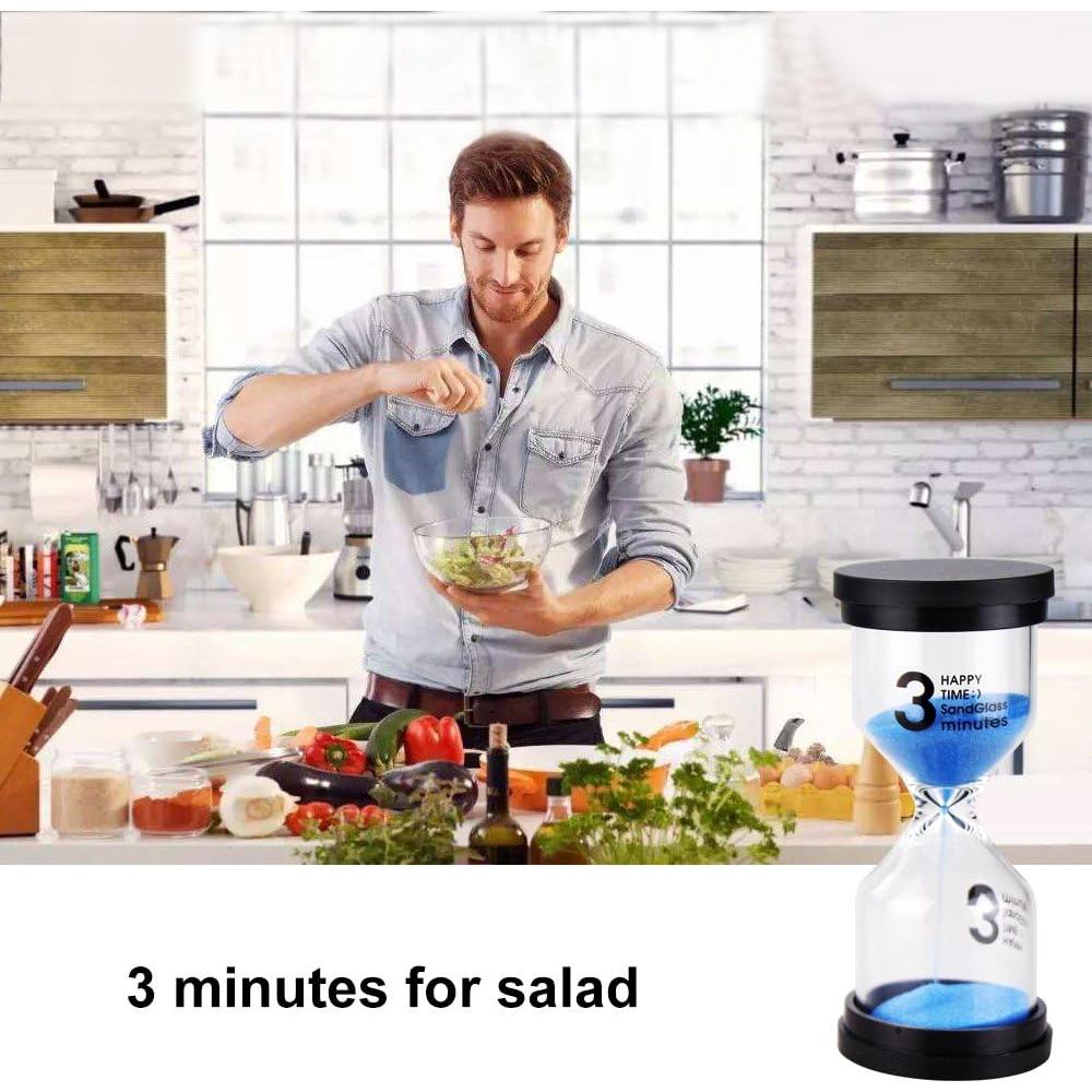 Temporizador de Arena EMDMAK 6 Piezas 1-30 Minutos Multicolor