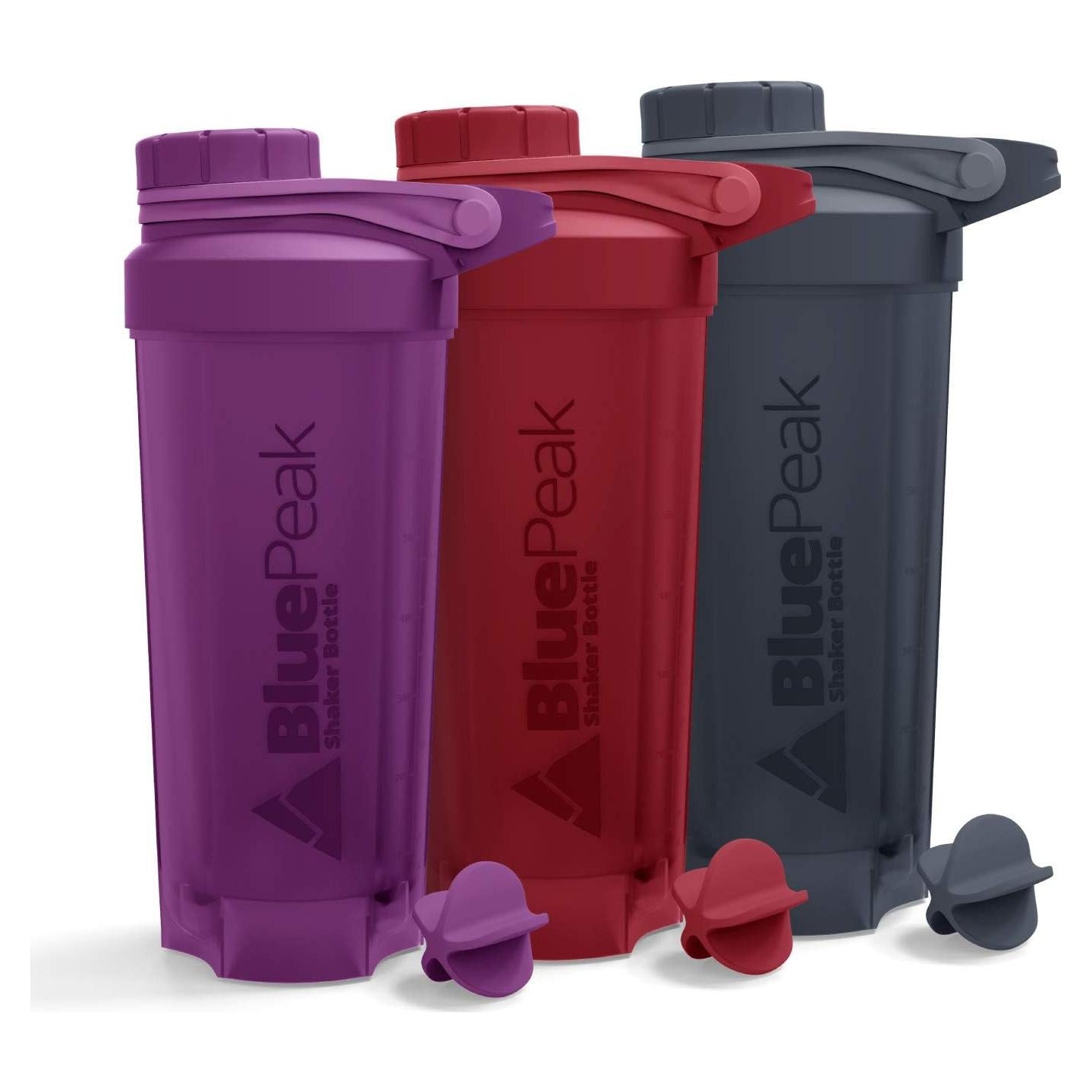 Botella Mezcla Proteína BluePeak 700ml 3 Piezas Libre BPA