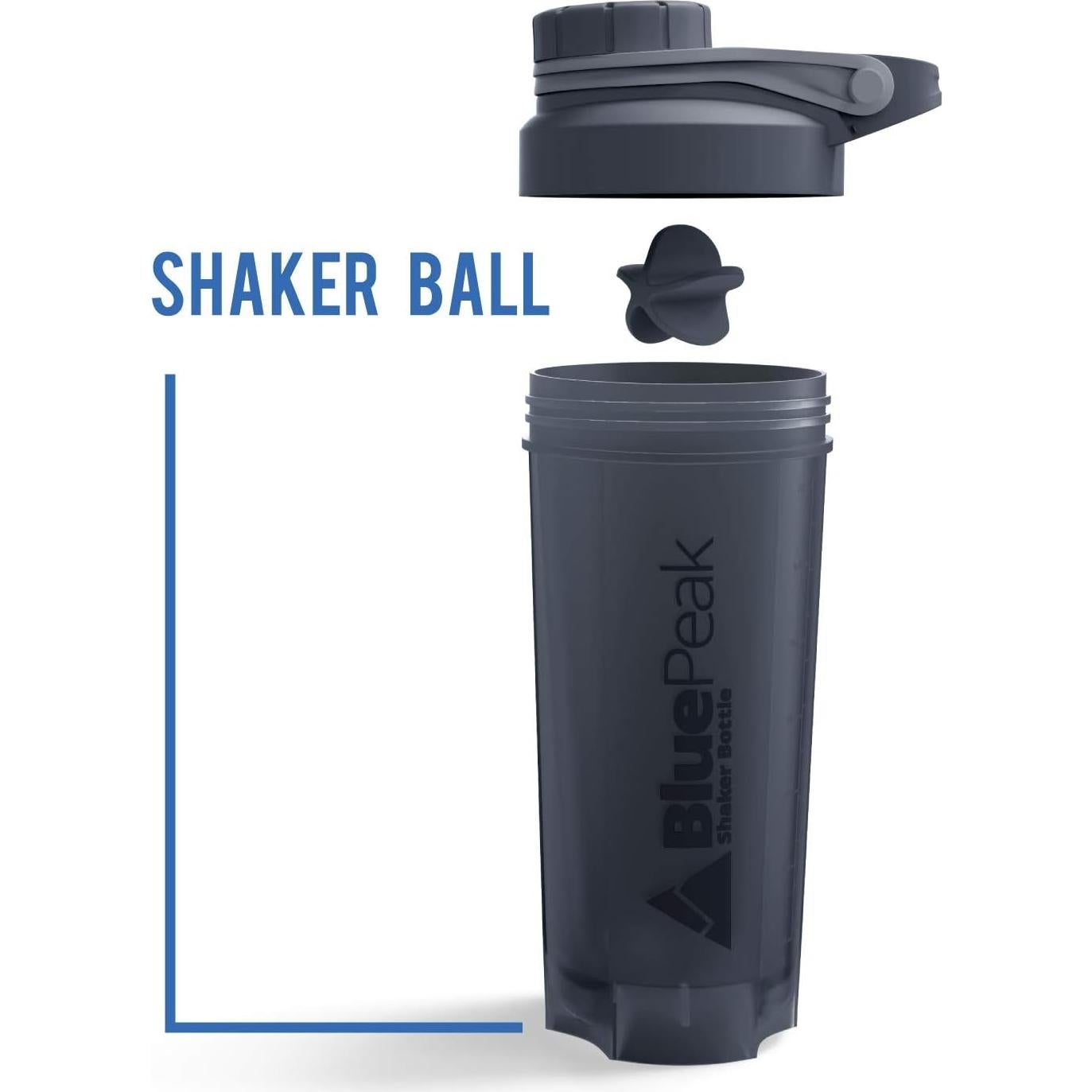 Botella Mezcla Proteína BluePeak 700ml 3 Piezas Libre BPA