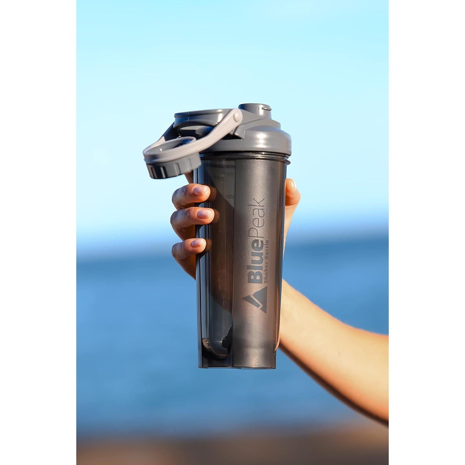 Botella Mezcla Proteína BluePeak 700ml 3 Piezas Libre BPA