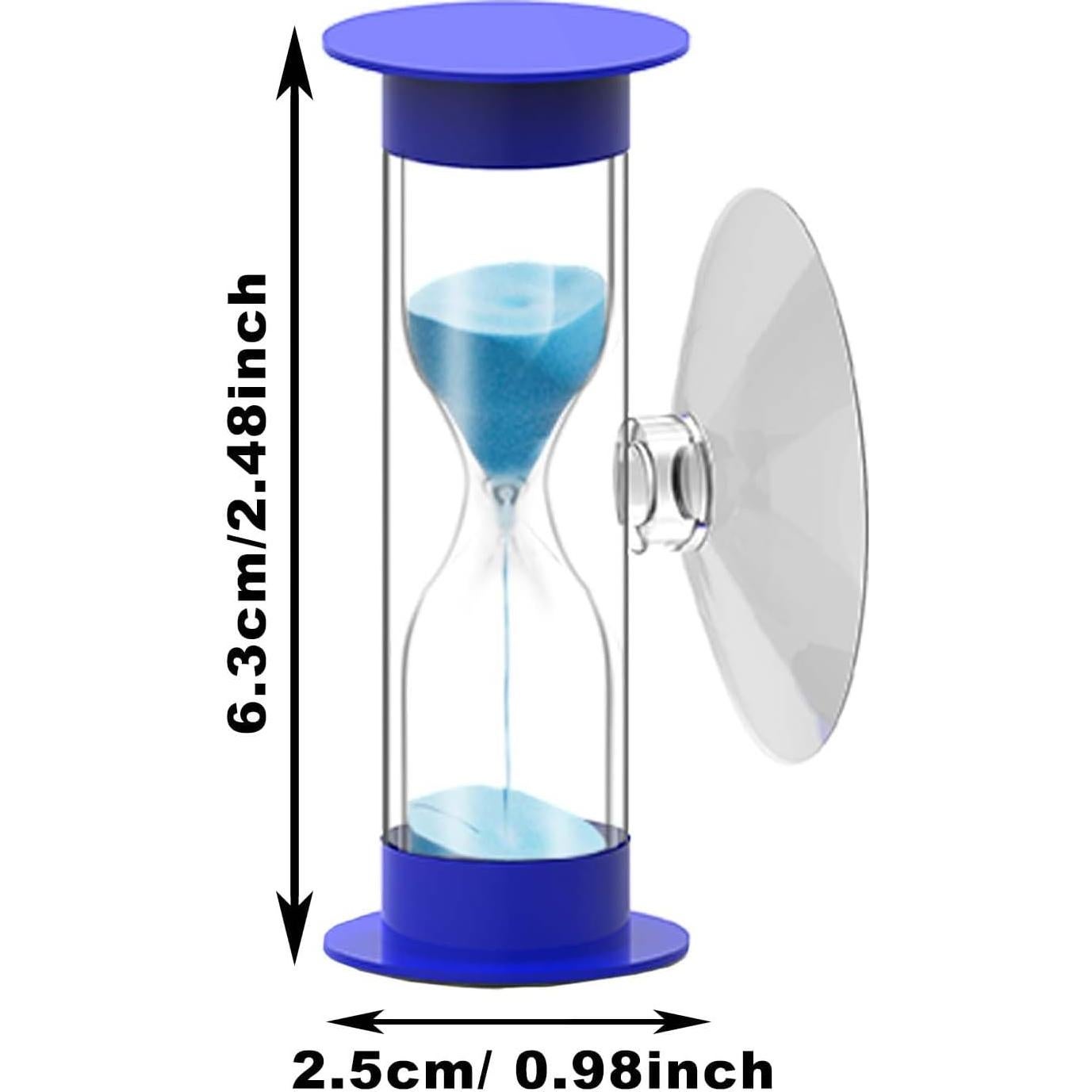 Reloj de Arena 2 Minutos SuLiao con Ventosa Azul