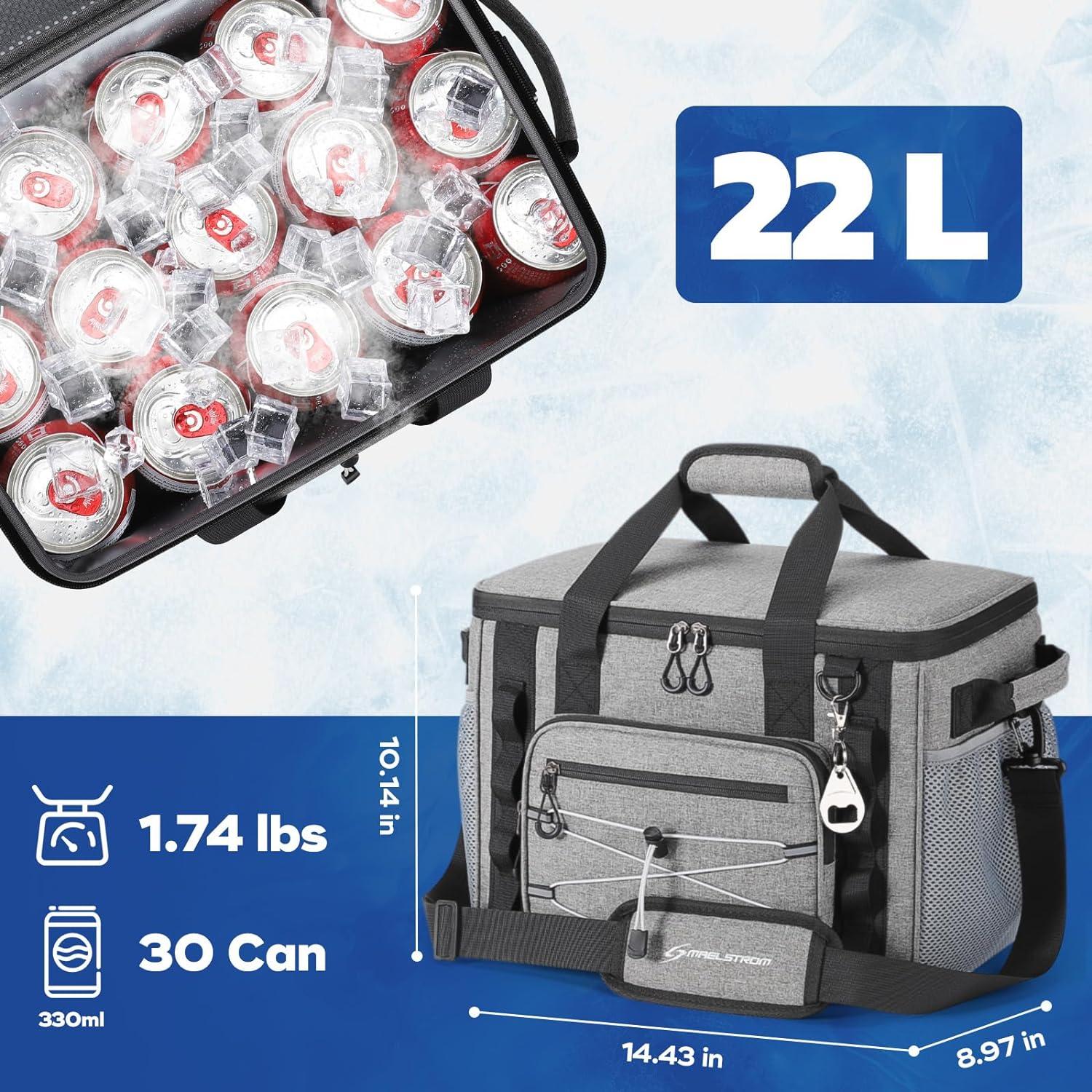 Bolsa Térmica Maelstrom 30 Latas Aislada Impermeable