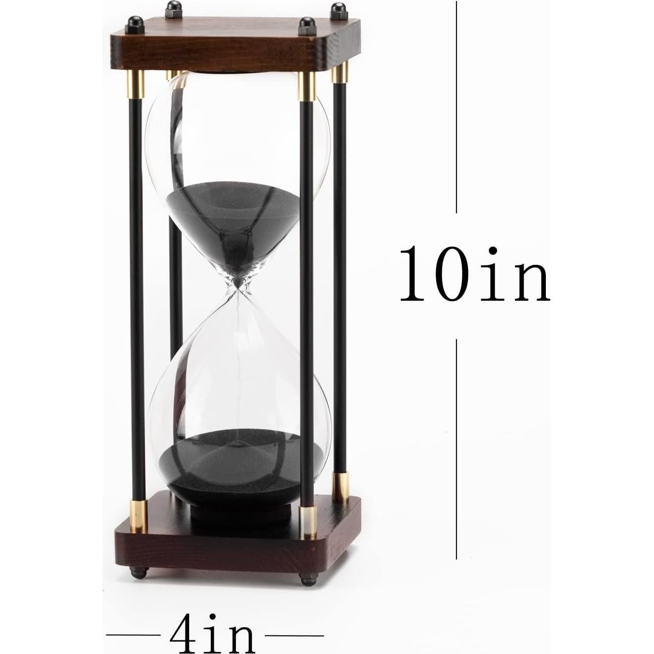 Temporizador de Arena SAMLONG 60 Minutos Madera Negra