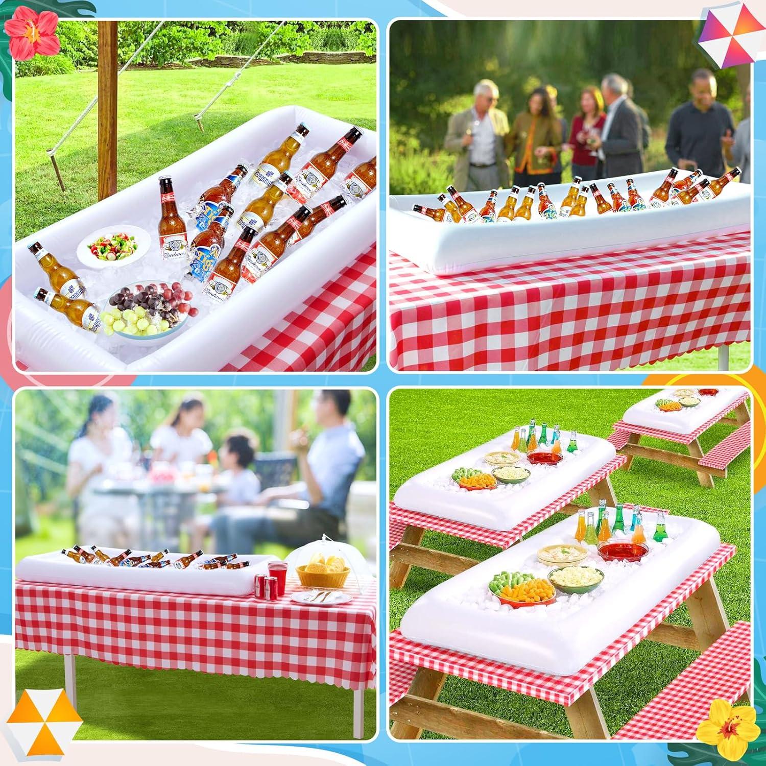 3 Bandejas Inflables para Servir Ensaladas Moon Boat