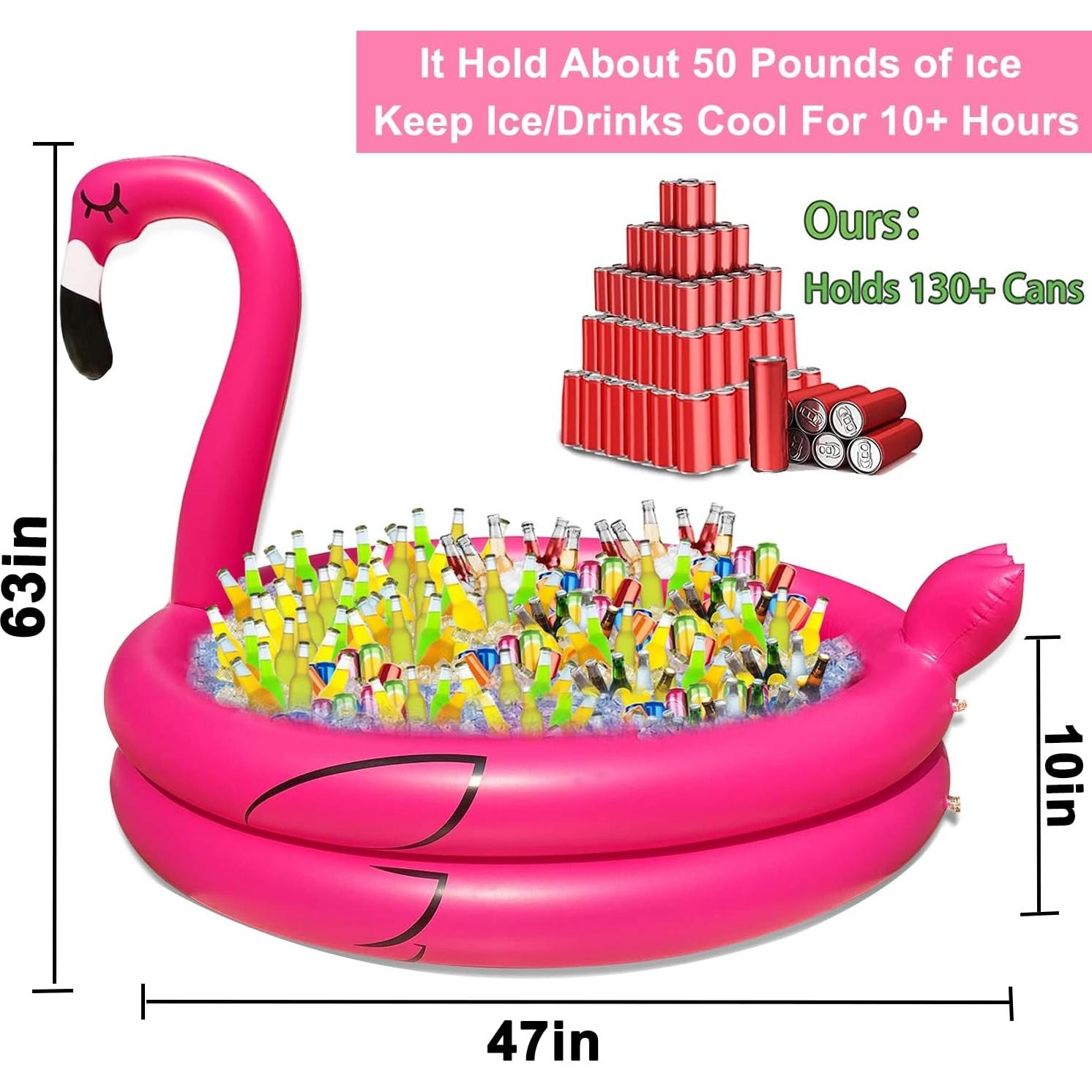 Cooler Inflable Flamenco TURNMEON 71.92L para Fiesta