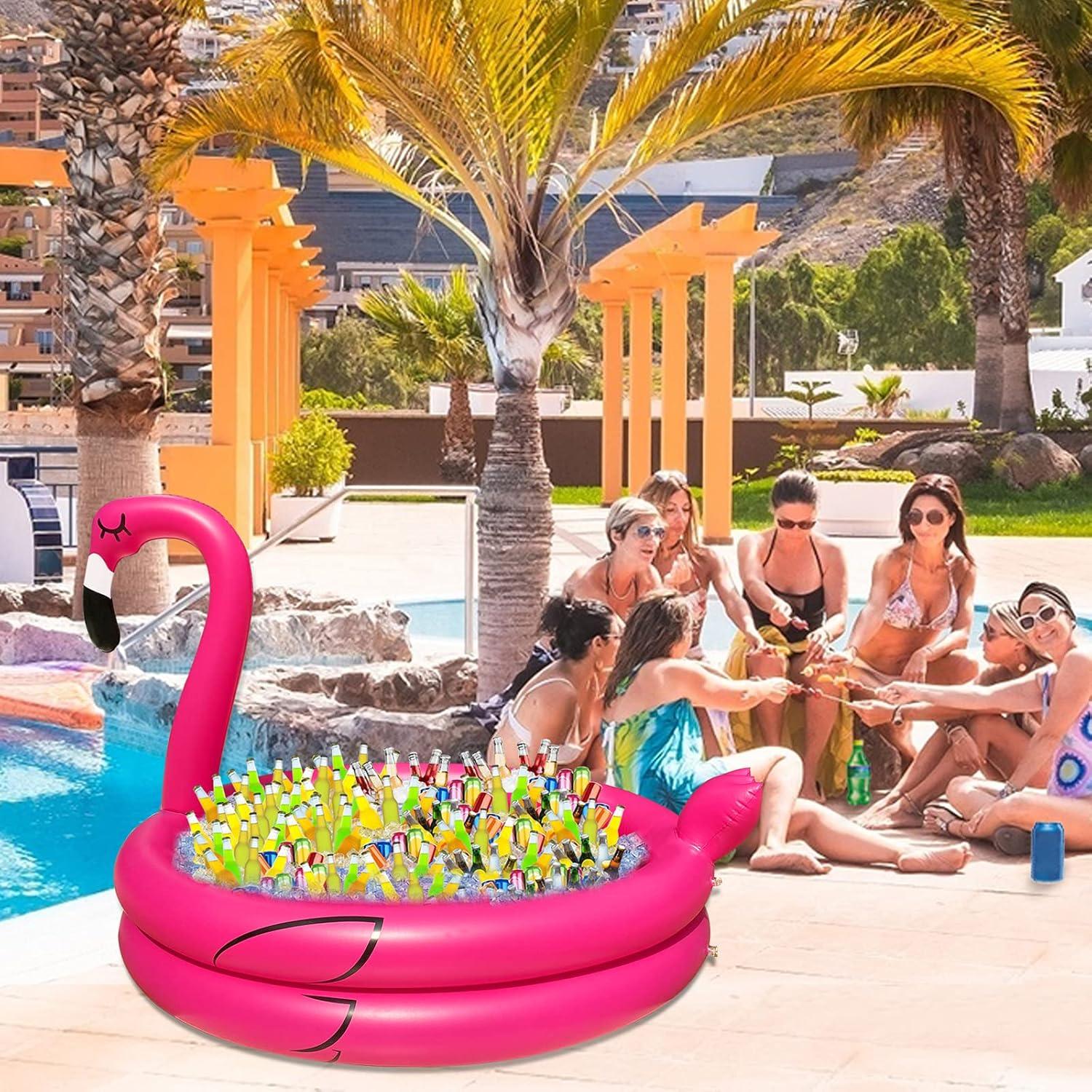 Cooler Inflable Flamenco TURNMEON 71.92L para Fiesta