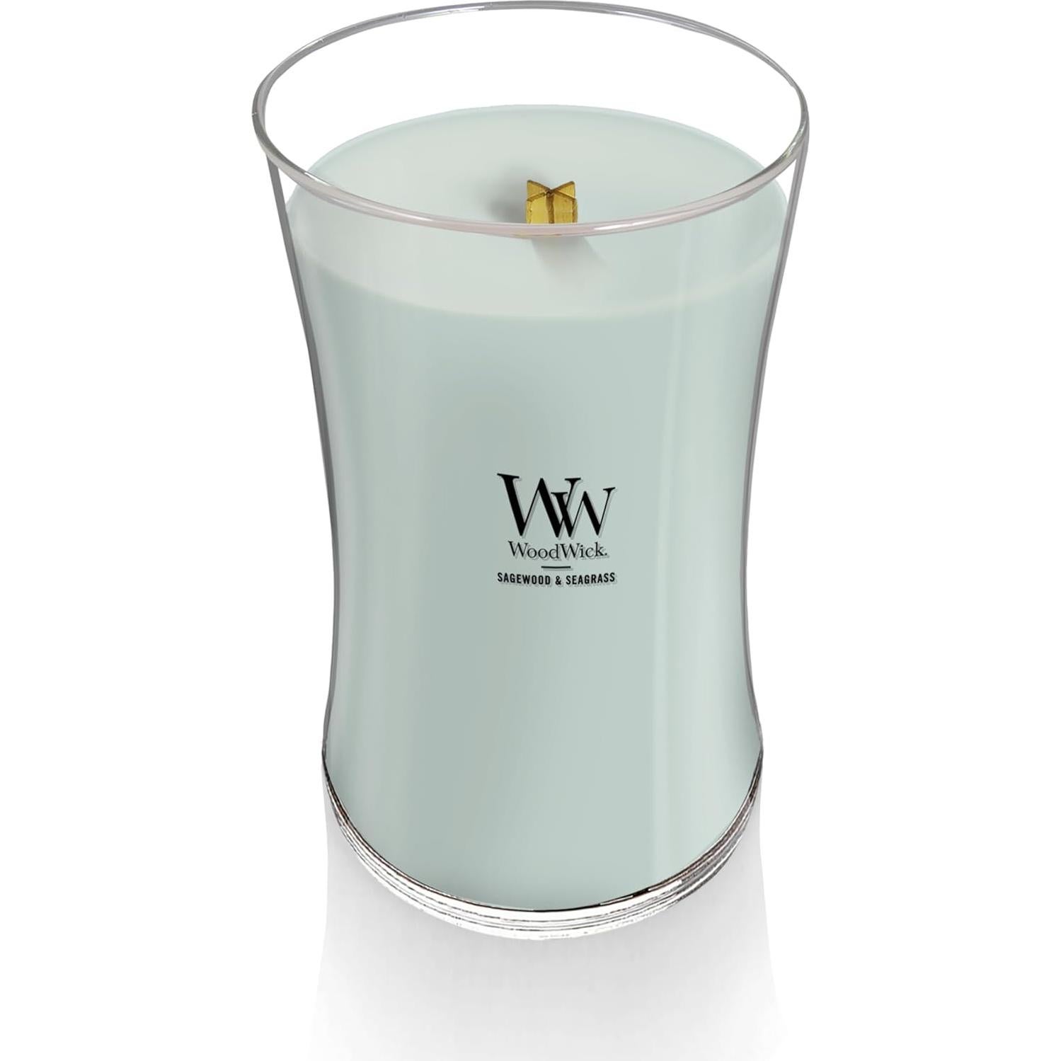 Vela Aromática WoodWick Sagewood & Seagrass 607g