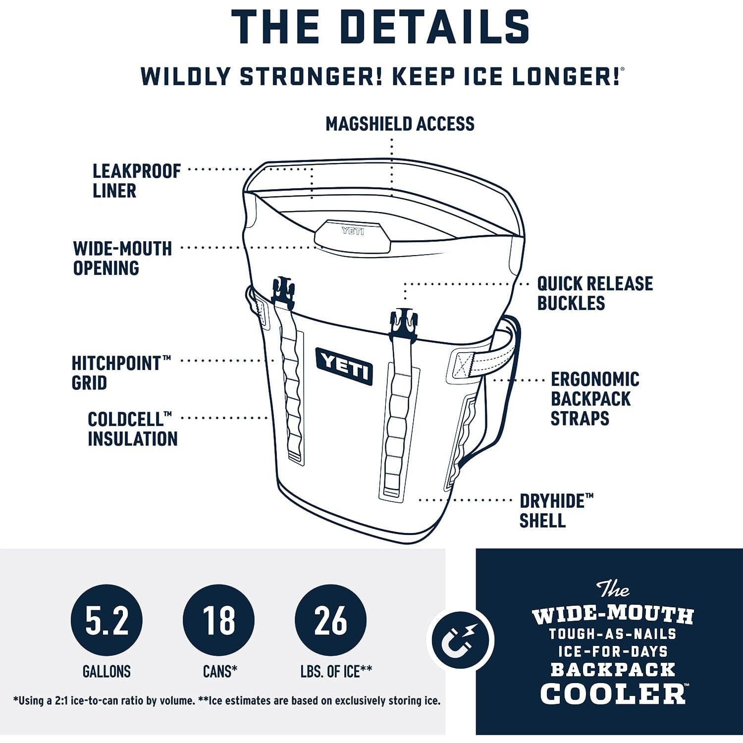 Mochila Enfriadora YETI Hopper M20 22 lbs Cape Taupe