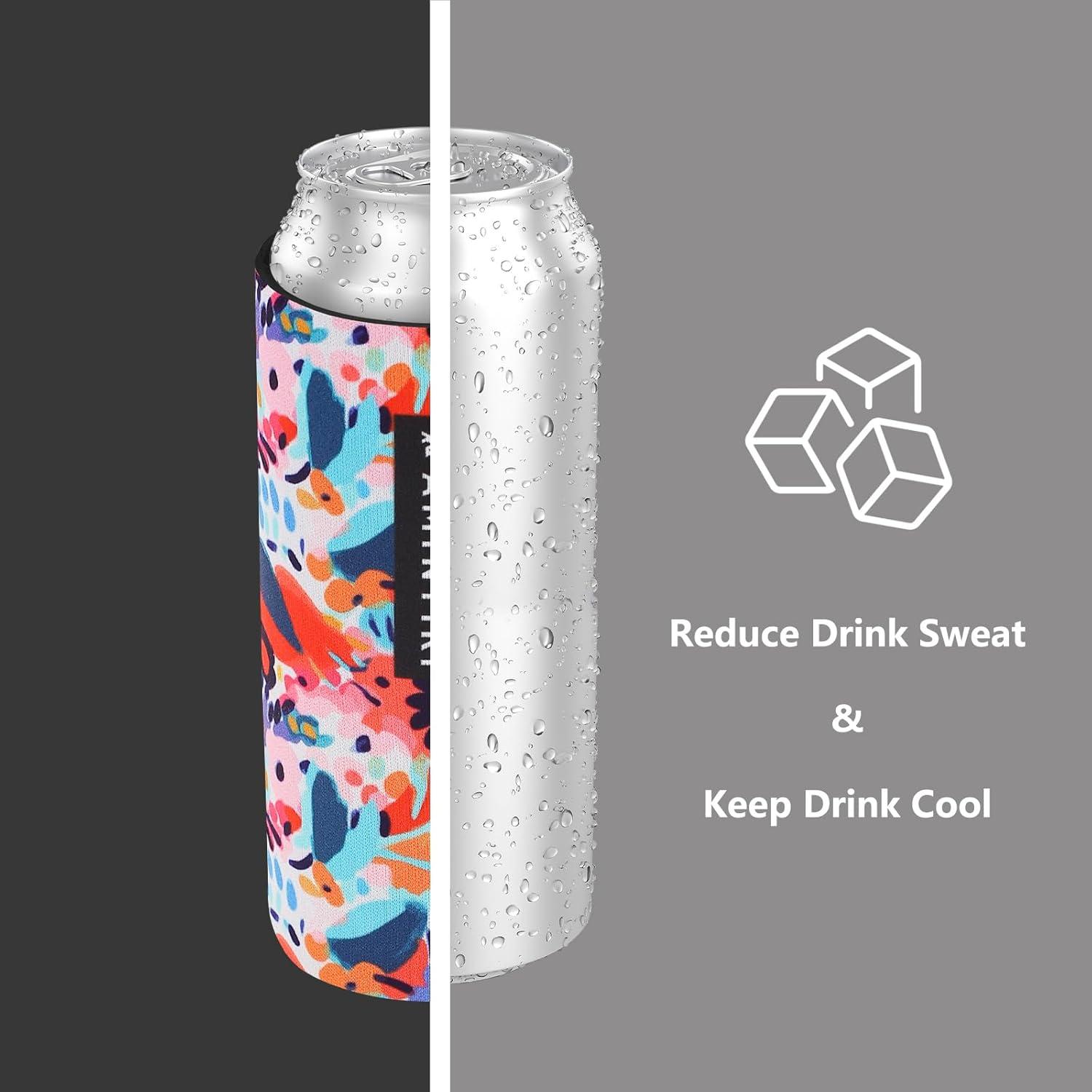 Soporte enfriador de latas delgadas Amintiri 12 oz - 8 unidades