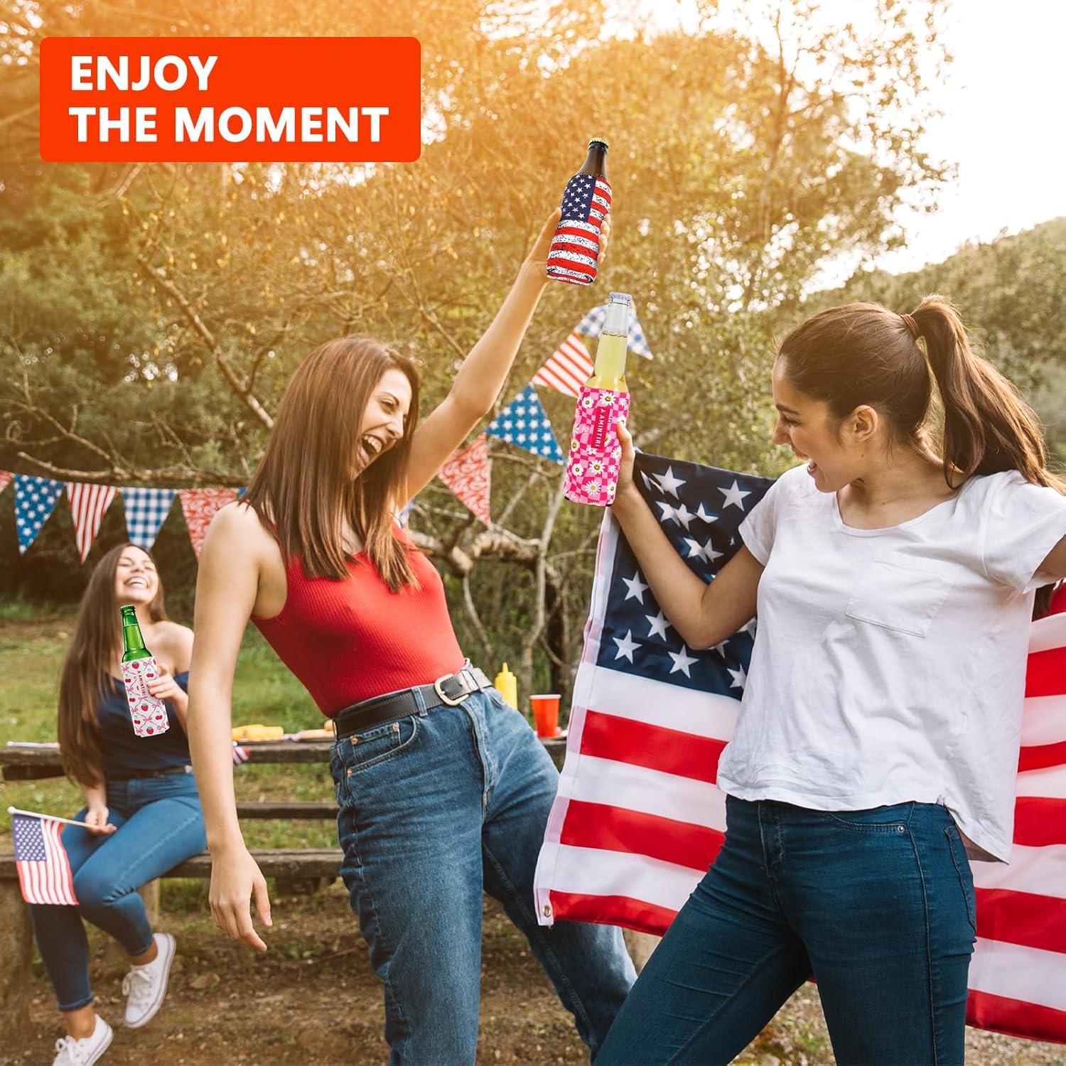 Soporte enfriador de latas delgadas Amintiri 12 oz - 8 unidades