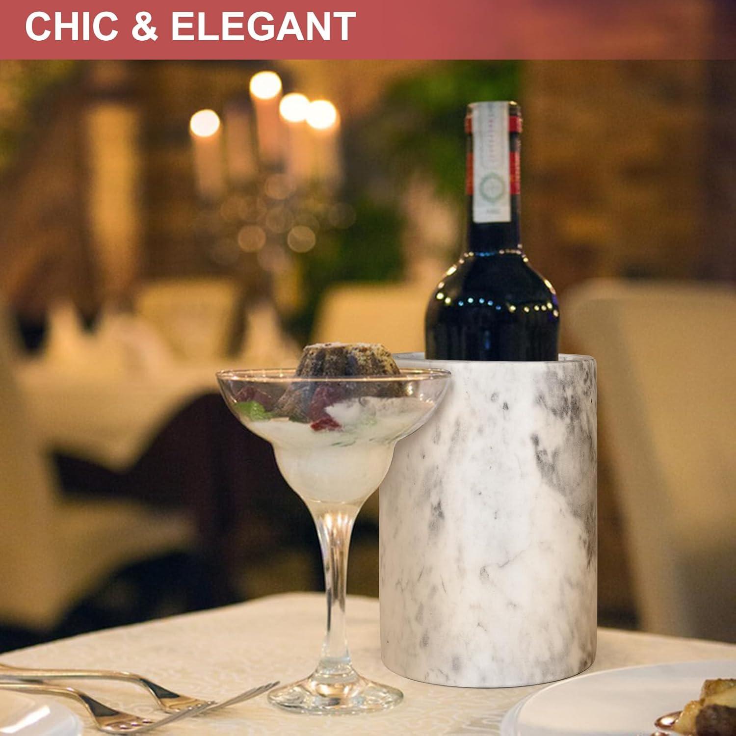 Enfriador de Vino de Mármol Pejevir 750ml Gris