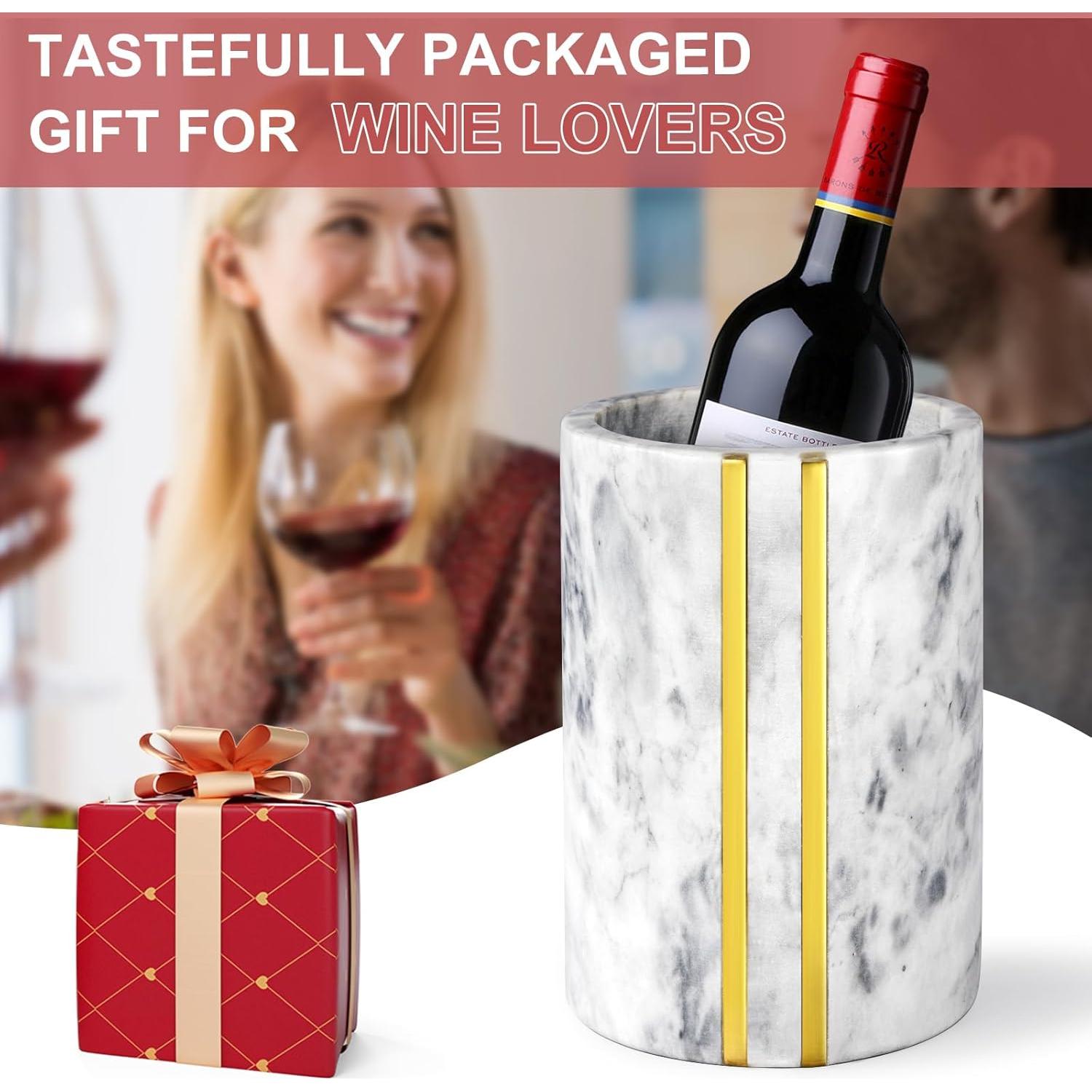 Enfriador de Vino de Mármol Pejevir 750ml Gris