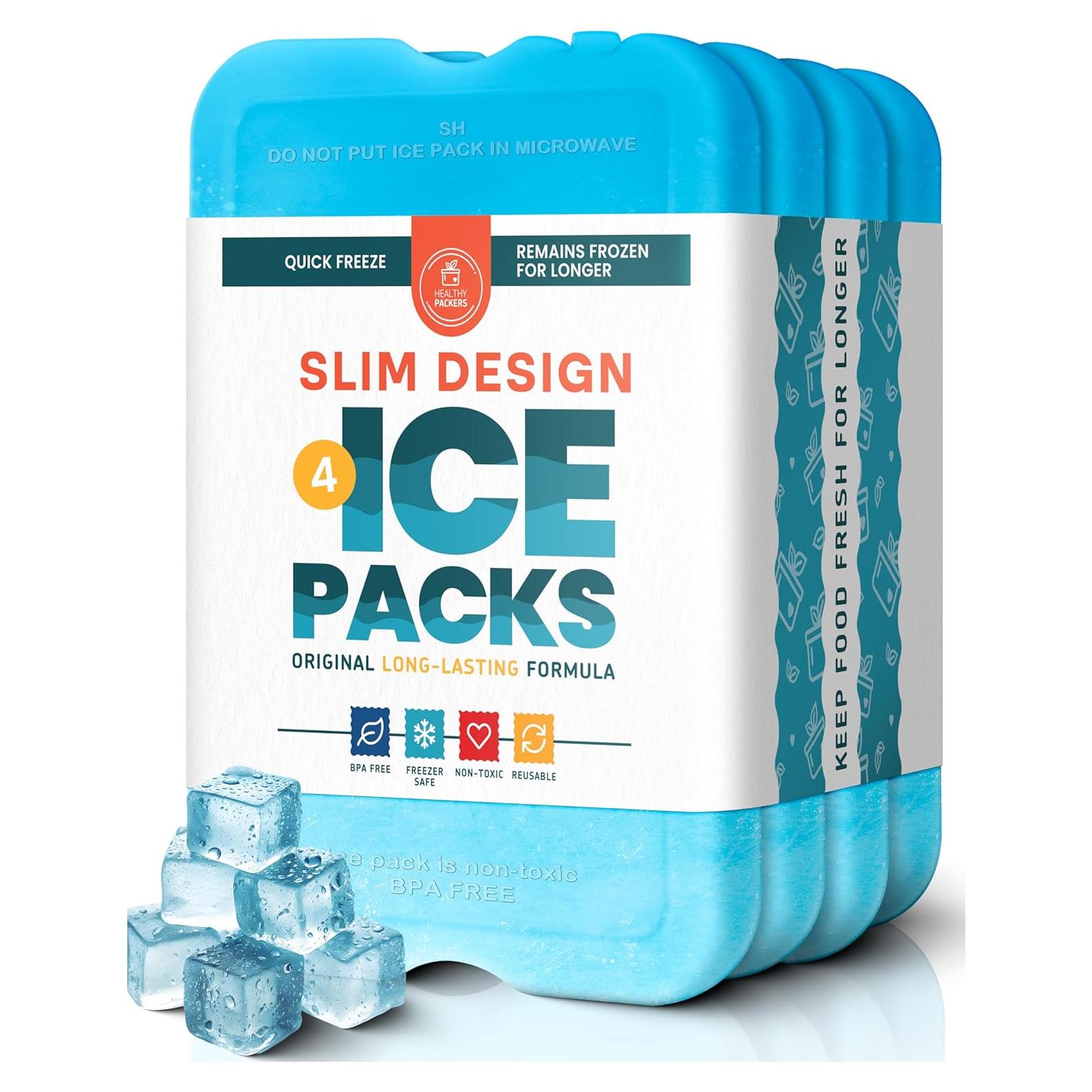 Paquete de Hielo Reutilizable Healthy Packers 4 Piezas