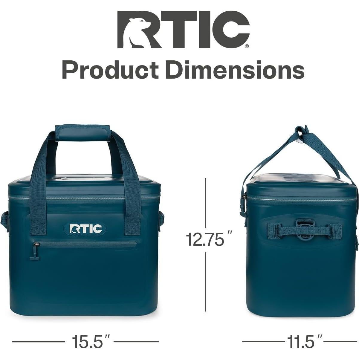 Cooler Blando RTIC 30 Latas Aislado Flotante a Prueba de Fugas